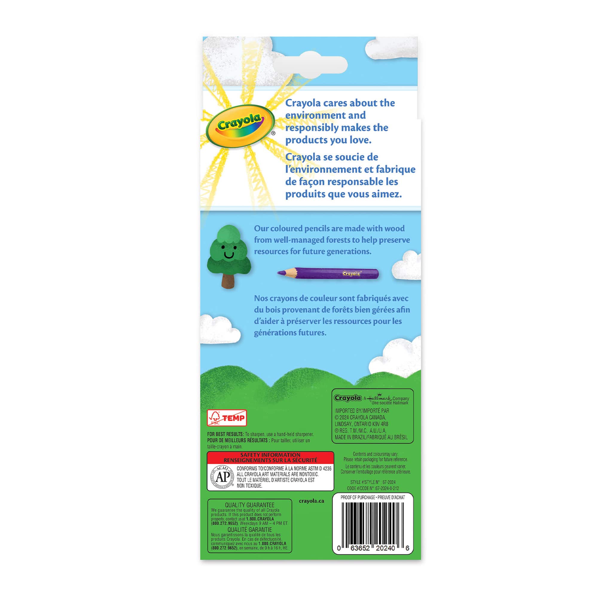 Crayola® Coloured Pencils, 24ct.