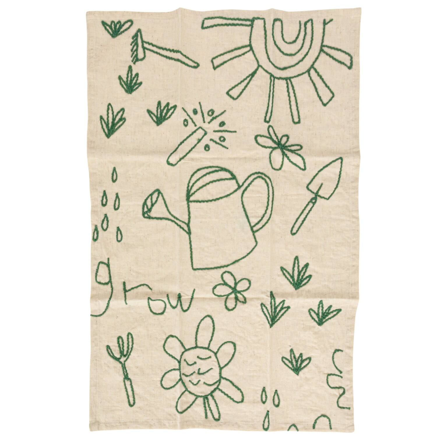 Hello Honey® Fruit, Garden & Wine Cotton & Linen Tea Towels, 3ct.