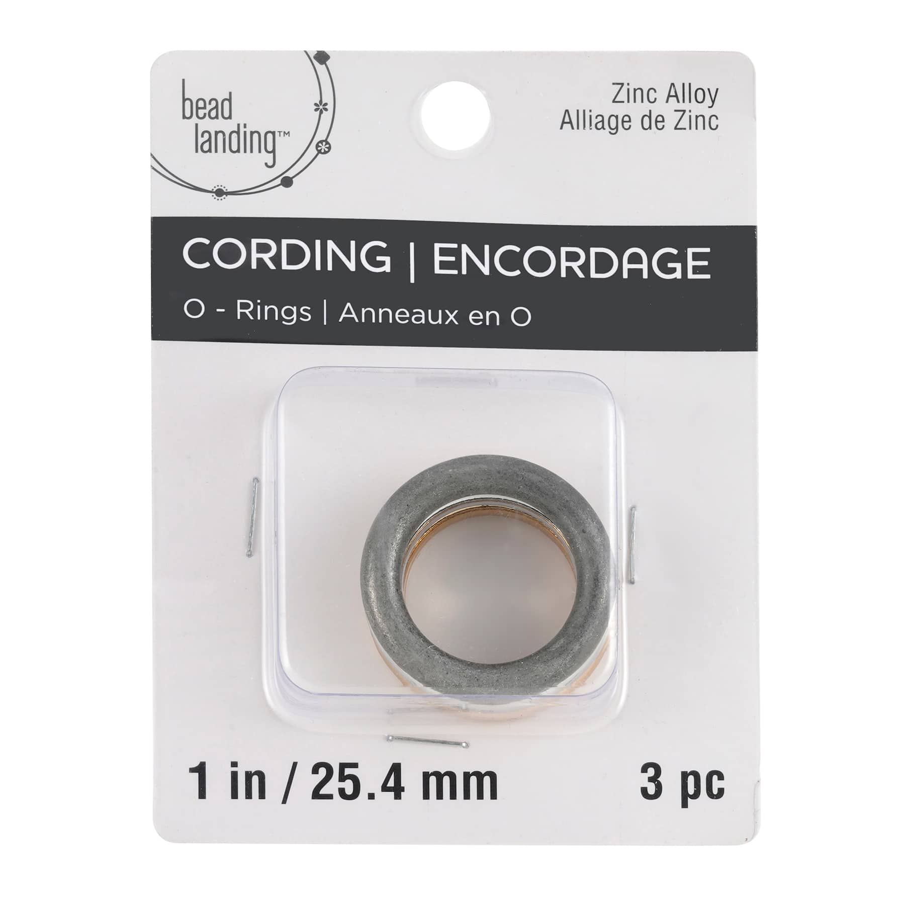 12 Packs: 3 ct. (36 total) 1&#x22; Mixed Color O-Ring Cord Connectors by Bead Landing&#x2122;
