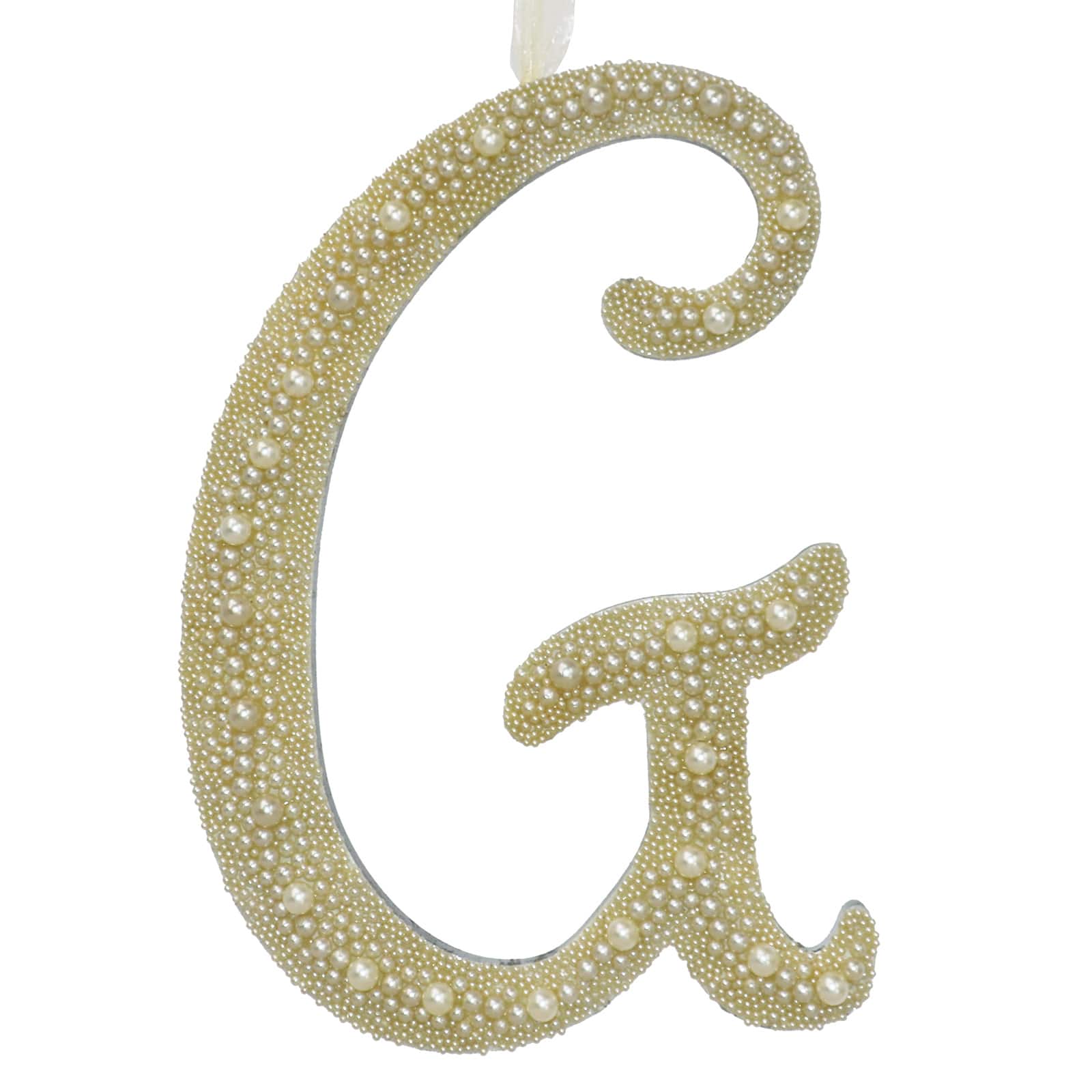 13.75&#x22; Gold Pearl Script Letter Wall D&#xE9;cor by Ashland&#xAE;