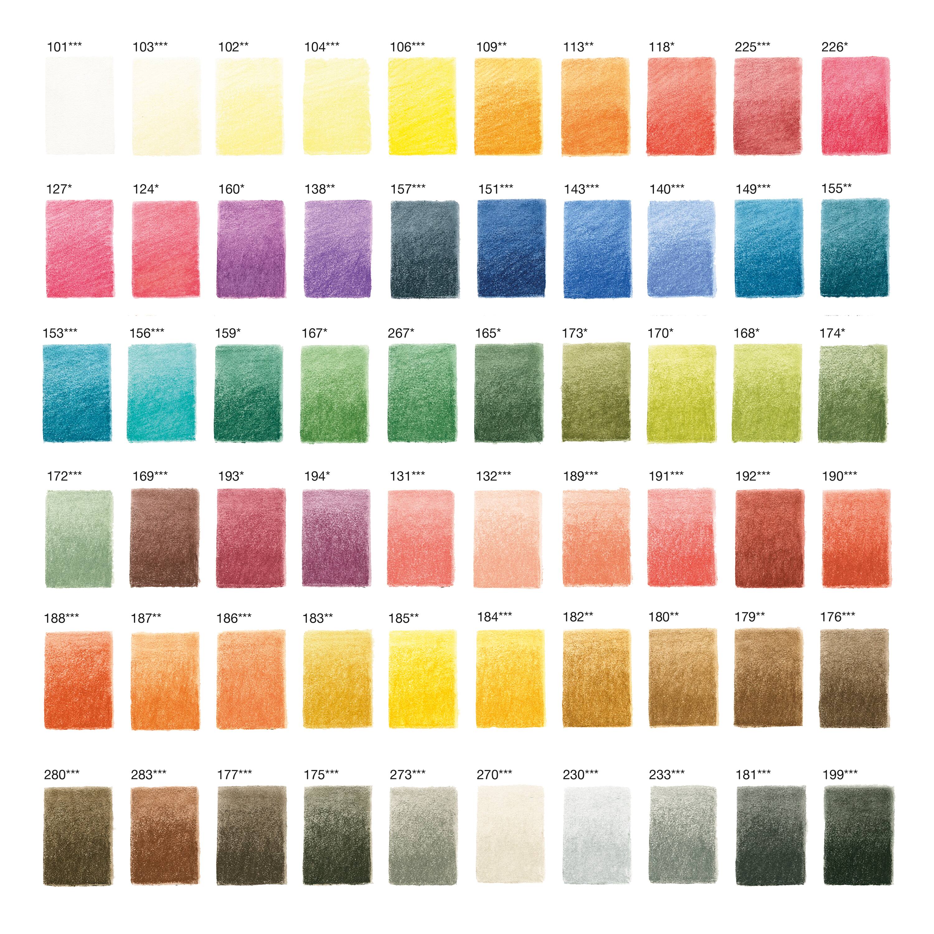 Faber-Castell Pitt 60 Color Pastel Pencil Set