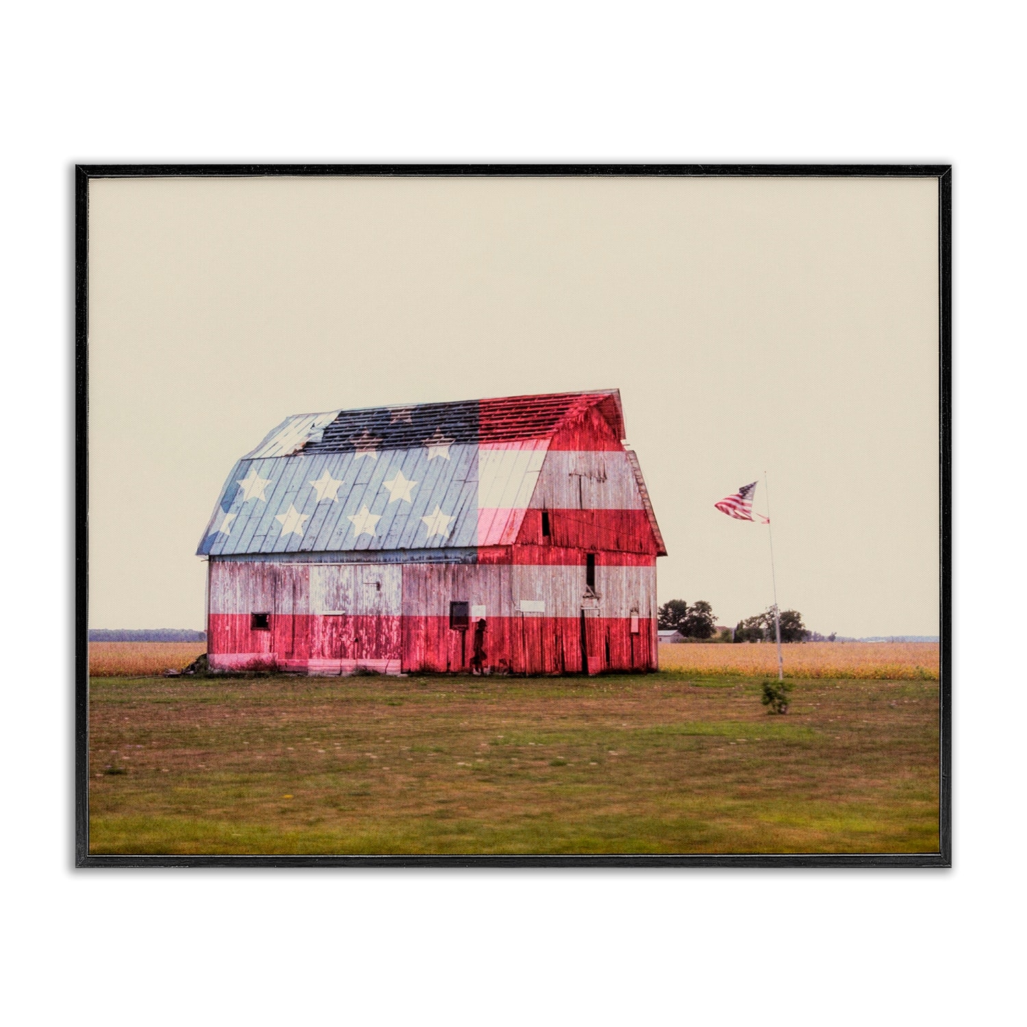 Stupell Industries Americana Farmhouse Barn Framed Giclee Art