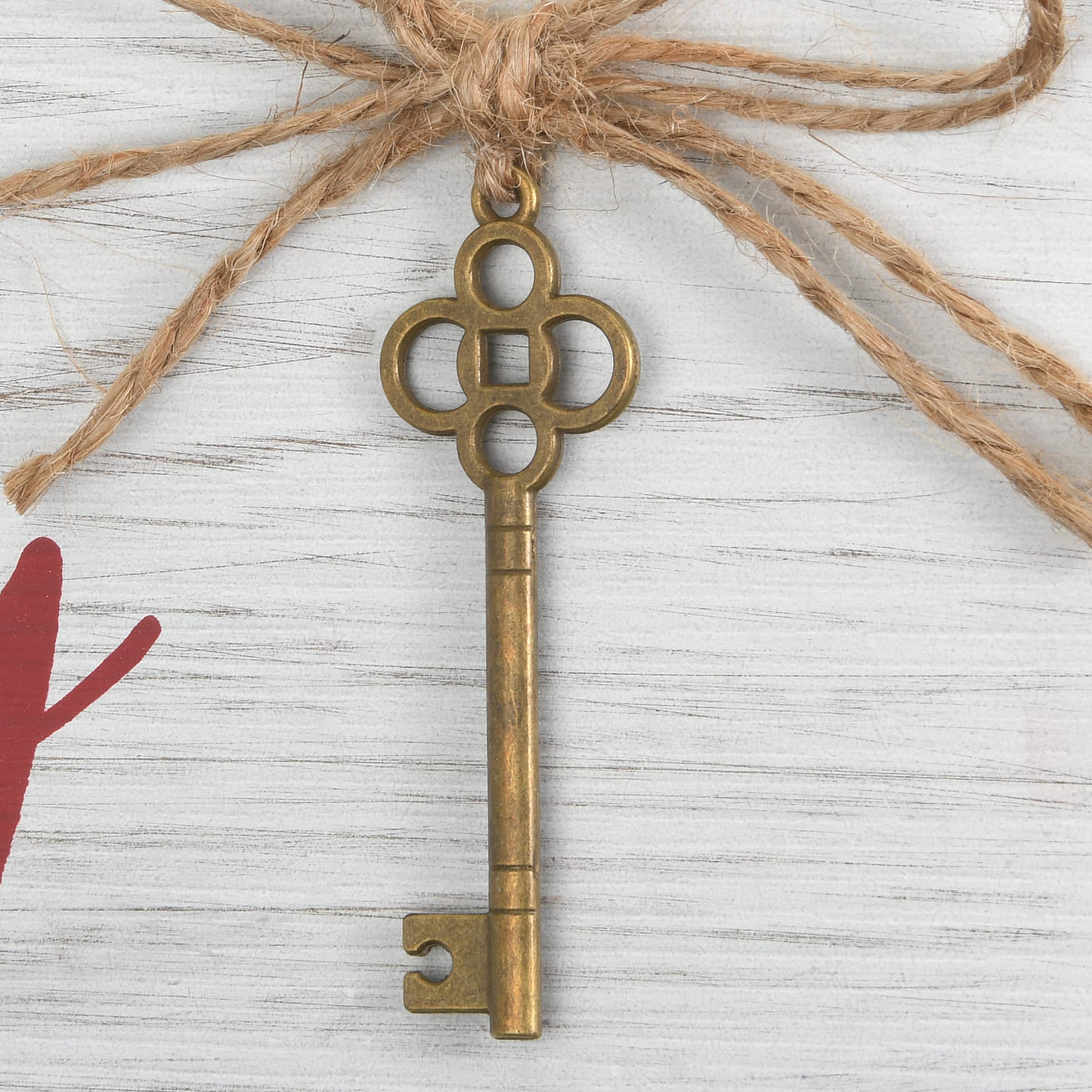 16" Santa’s Key Tabletop Sign