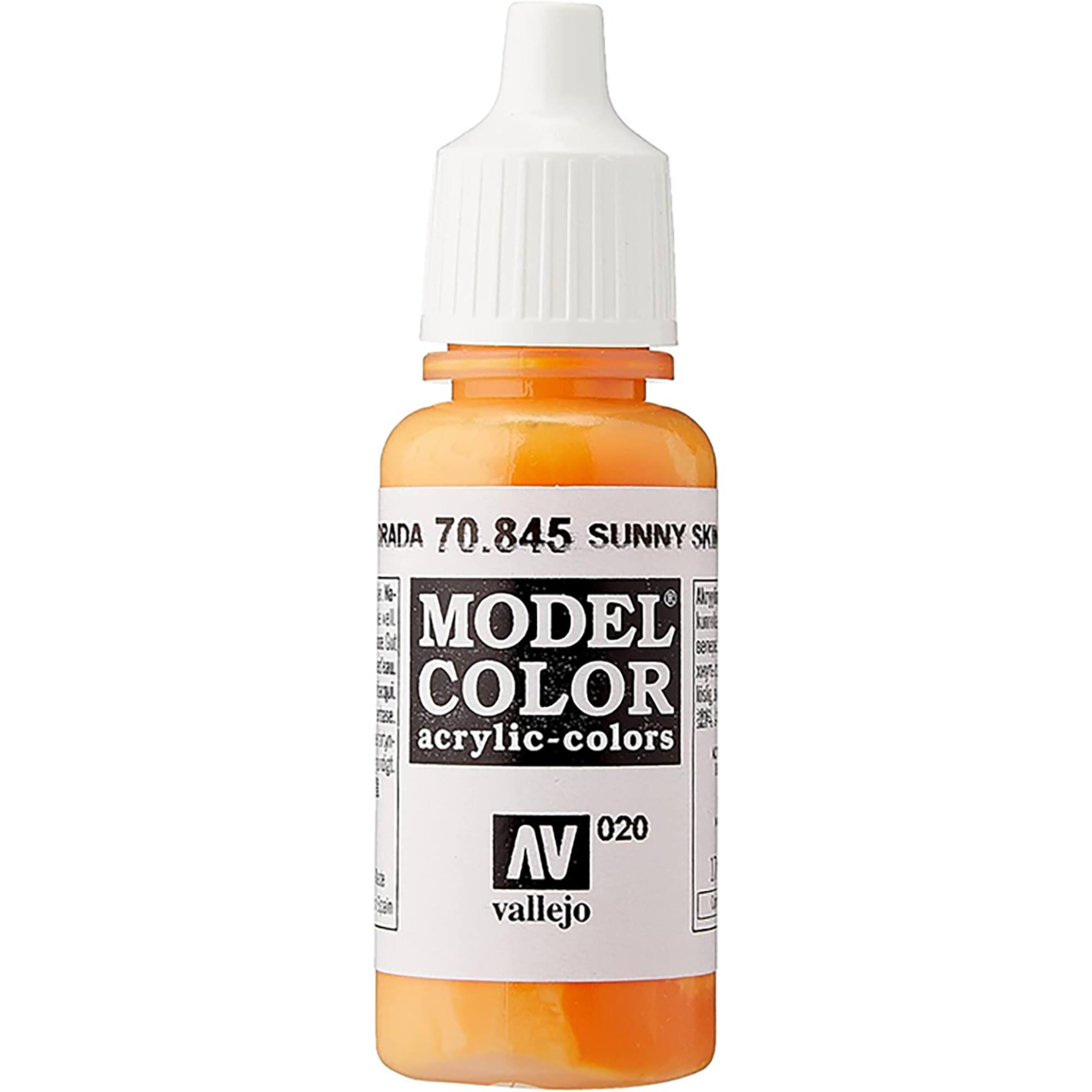 Vallejo Model Color Face & Skin Tones Acrylic Paint Set