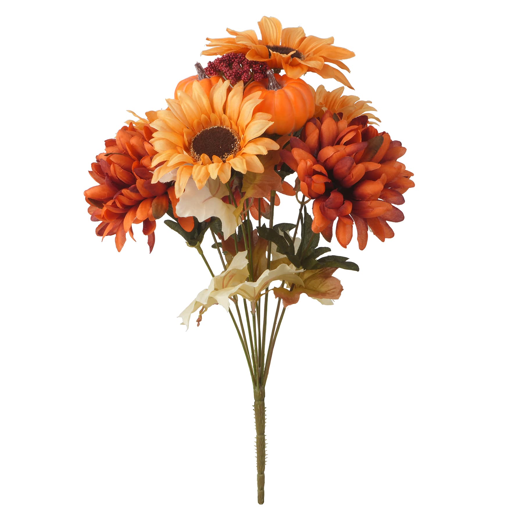 17&#x22; Sunflower &#x26; Mum Mixed Bush by Ashland&#xAE;