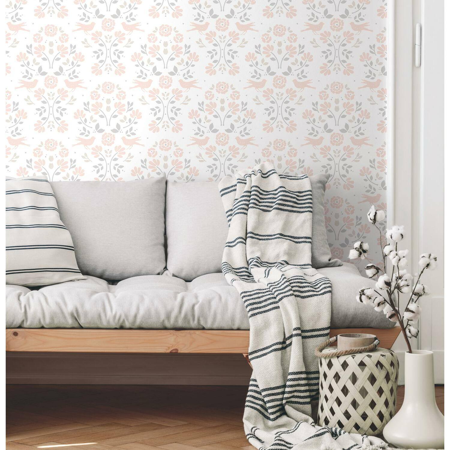 RoomMates Rose Lindo Woodland Peel & Stick Wallpaper