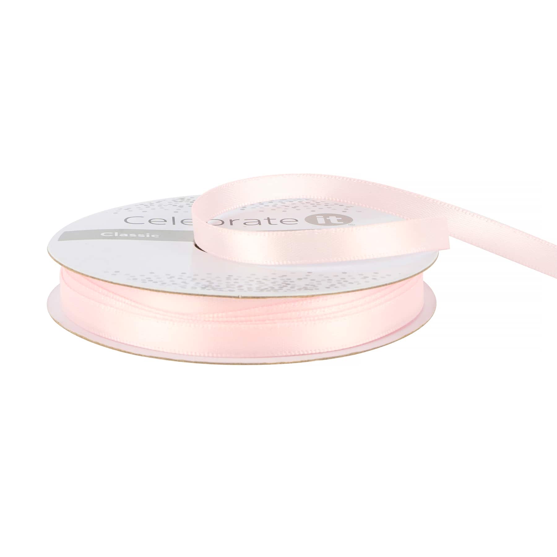 Offray Ribbon Single Face Satin 1 1/2 Inches Carnation Pink