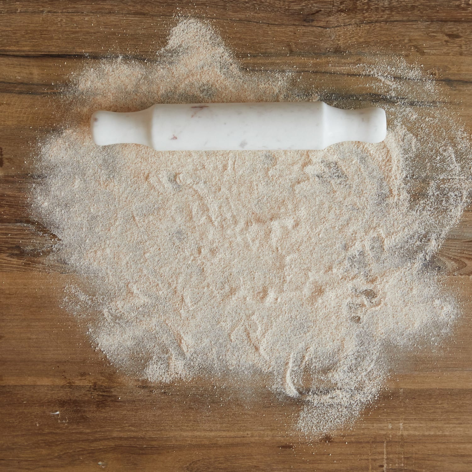 Hello Honey&#xAE; 12&#x22; White Marble Kitchen Rolling Pin