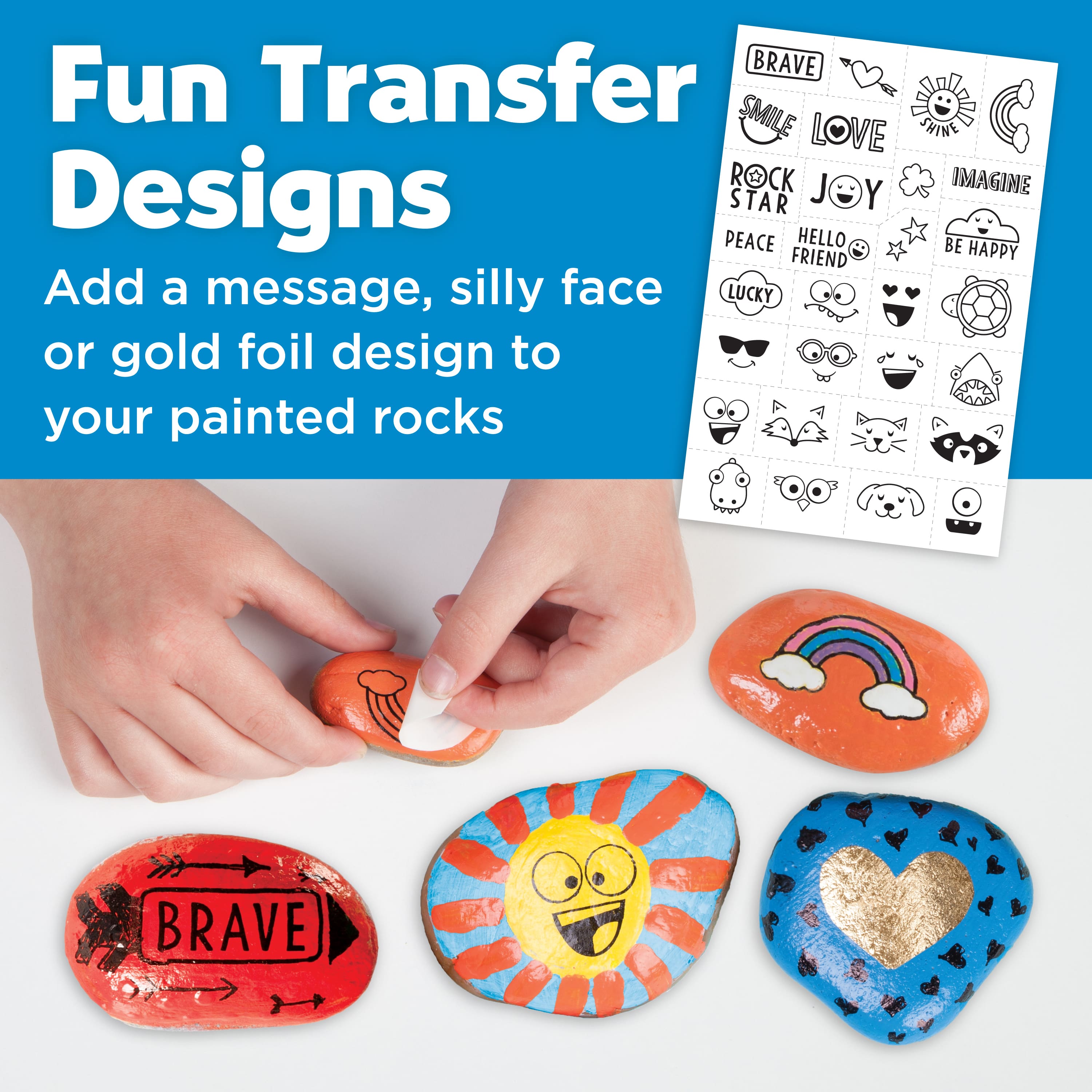 YIFUHH creative Rock Painting Kit for Kids, Arts and crafts for