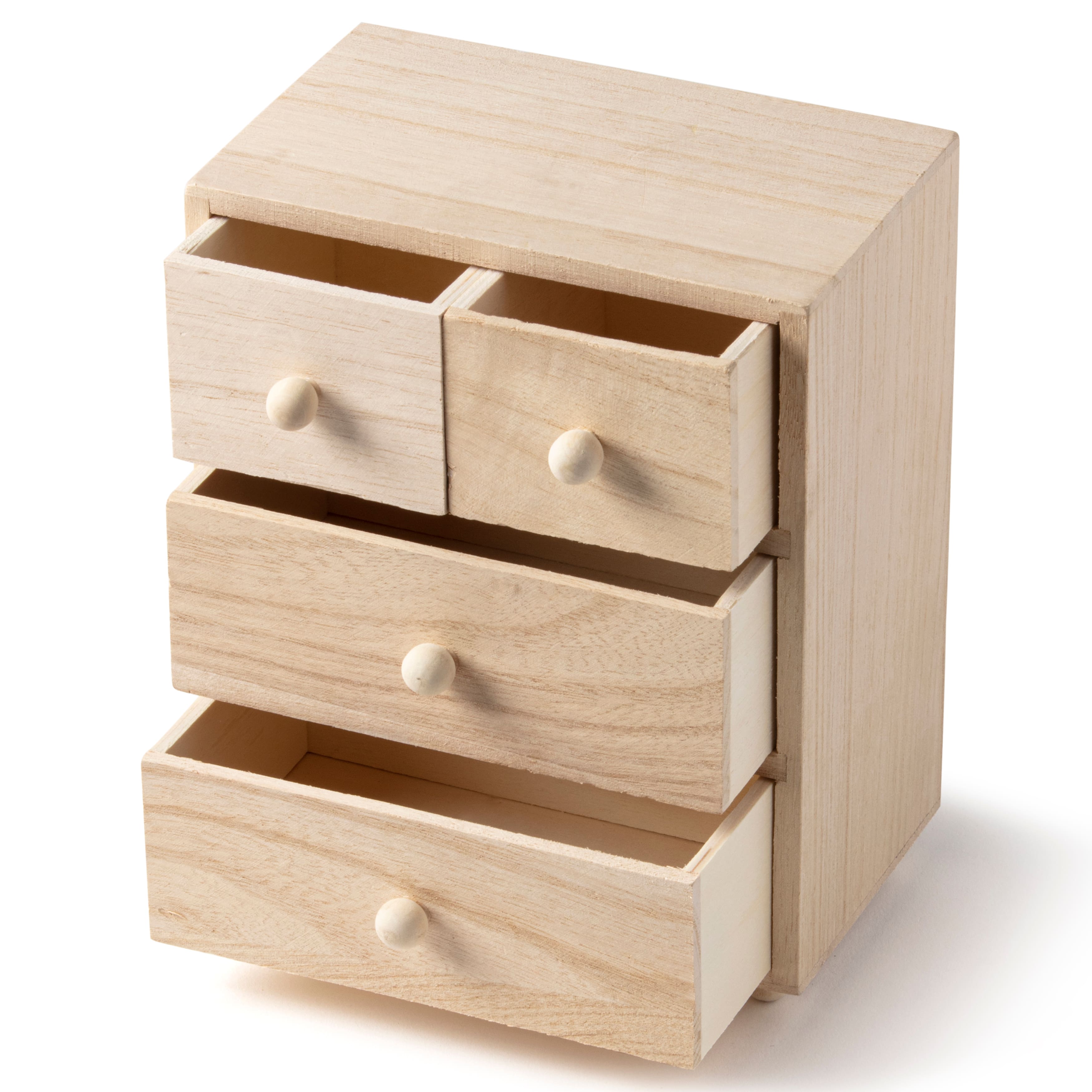Wooden 4 Drawer Box by Make Market | Michaels
