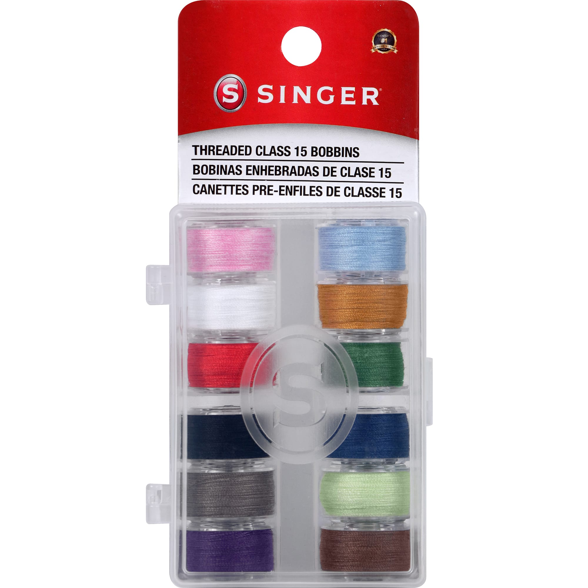 SINGER® Class 15 Threaded Bobbins, 12ct.