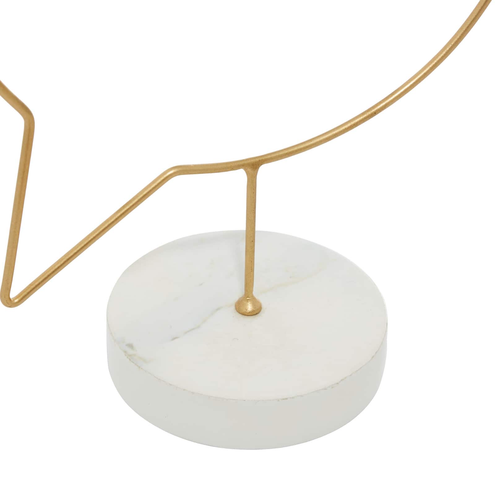 13" Gold Hello, Love & Wish Tabletop Sign Set