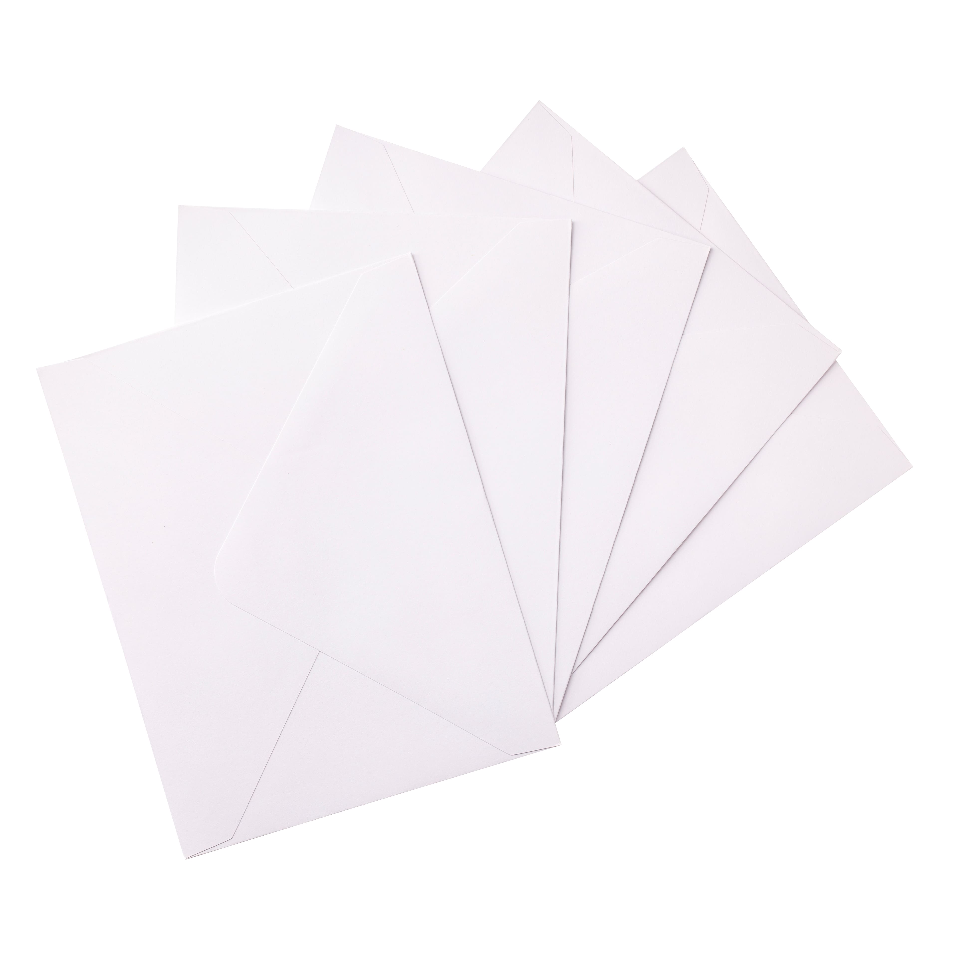 16 Packs: 50 ct. (800 total) 4.6&#x22; x 5.75&#x22; White Envelopes by Recollections&#xAE;
