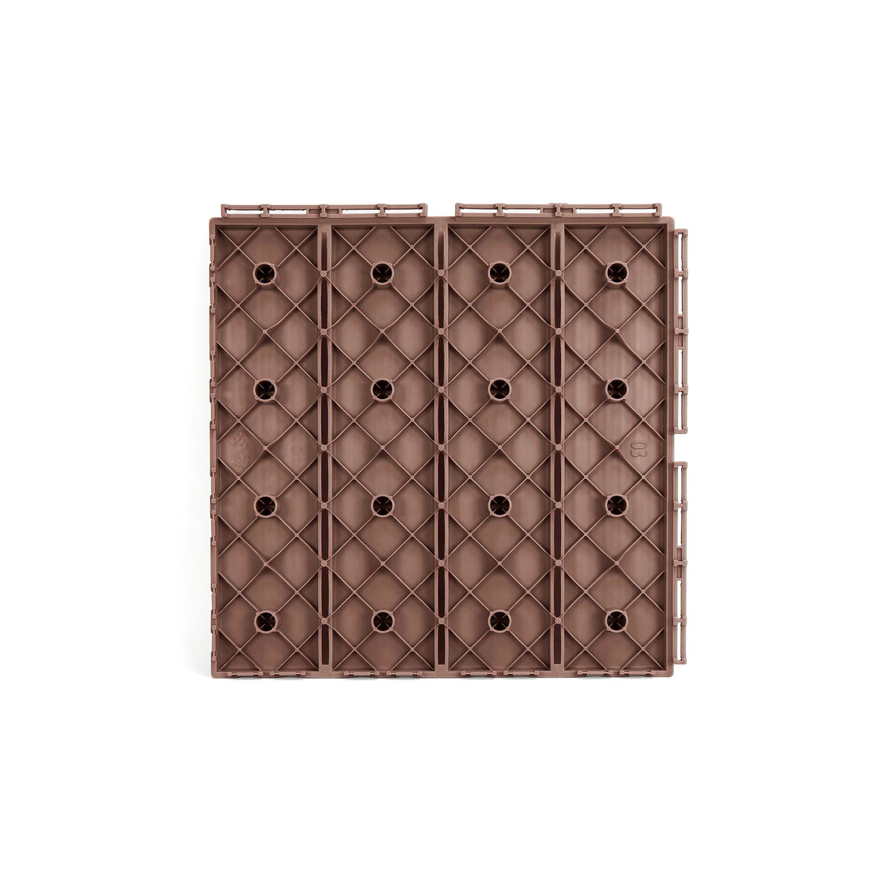 FloorPops Straight Groove Interlocking Deck Tiles, 9ct.