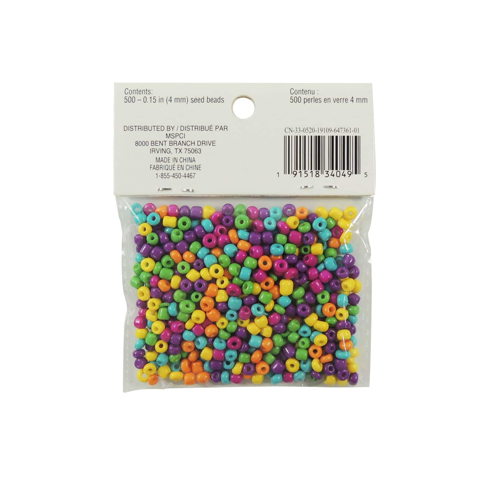 12 Packs: 500 ct. (6,000 total) Bright Seed Beads by Creatology&#x2122;