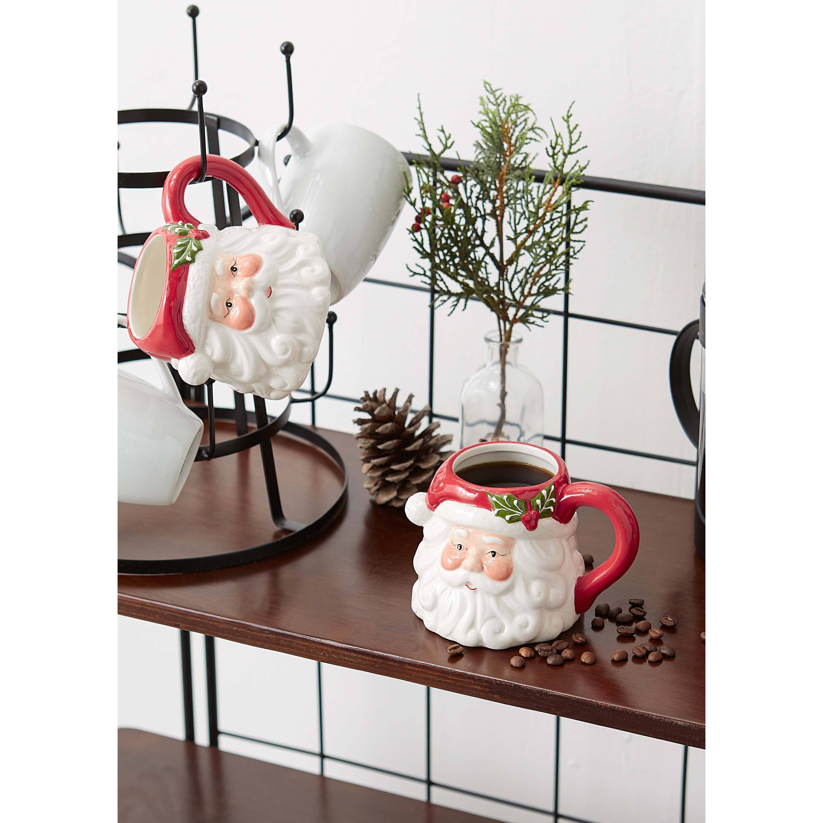 DII® 14oz. Santa Ceramic Mugs, 2ct.