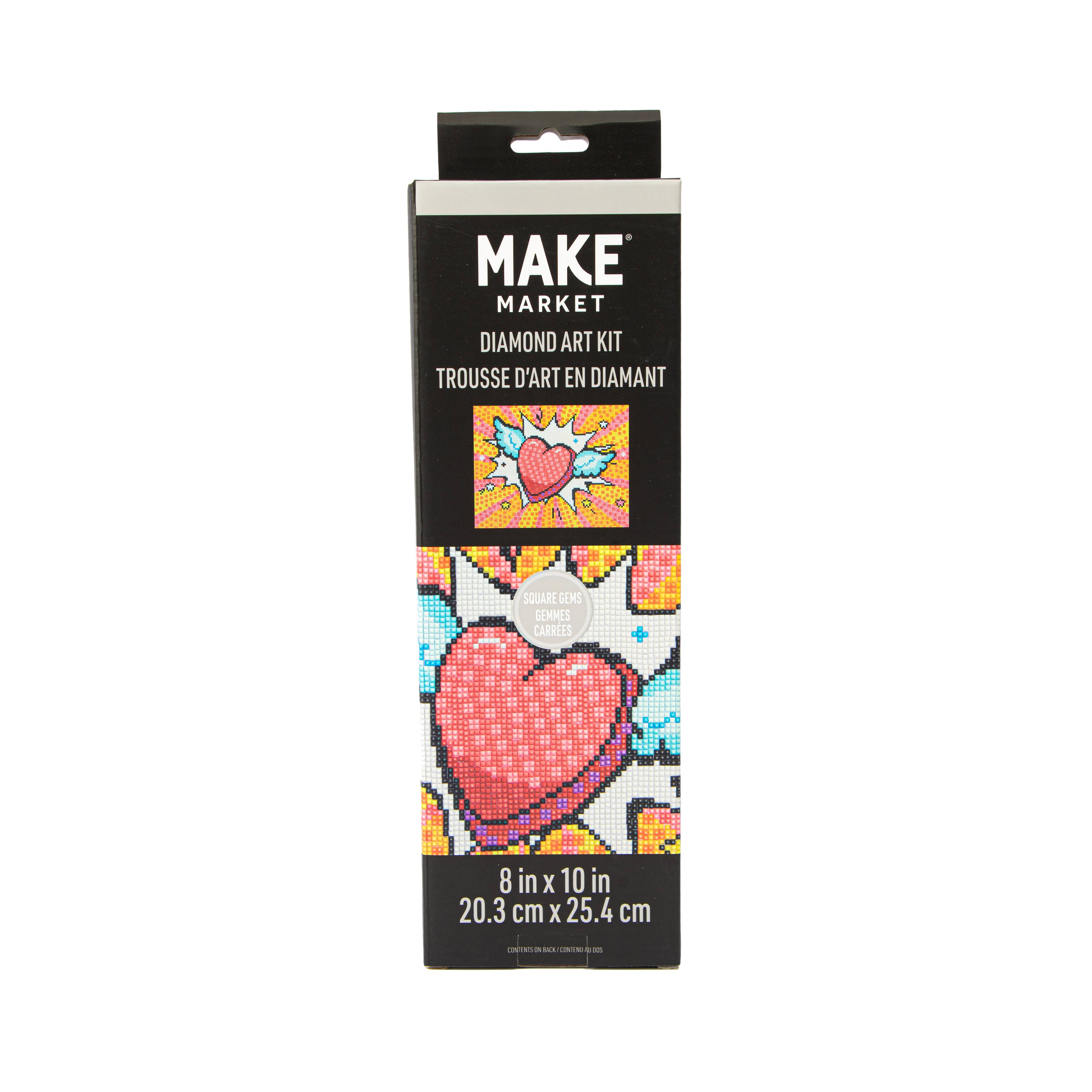 Pop Heart Square Diamond Art Kit by Make Market®