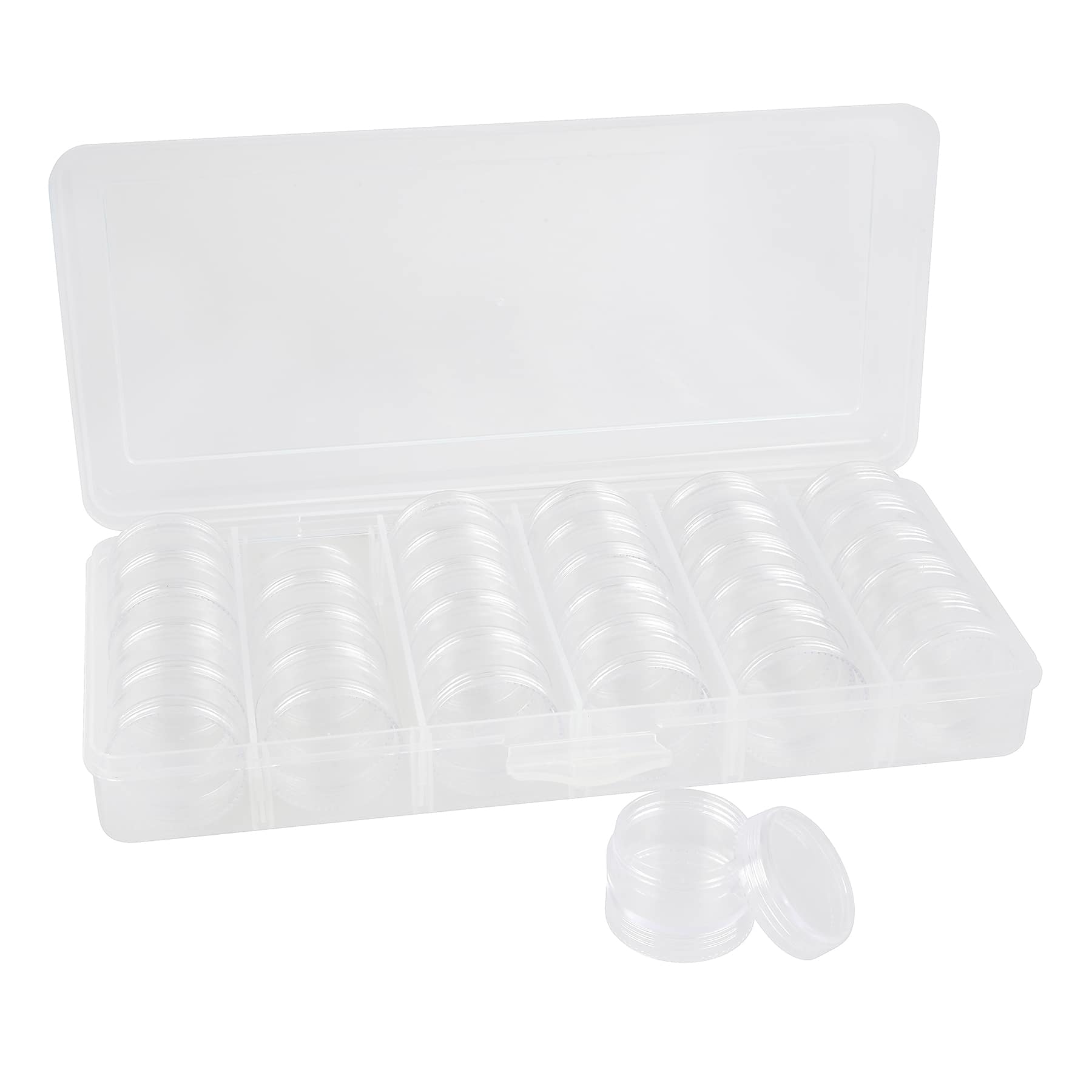 6 Pack: Bead Storage Box with Adjustable Compartments by Bead Landing™