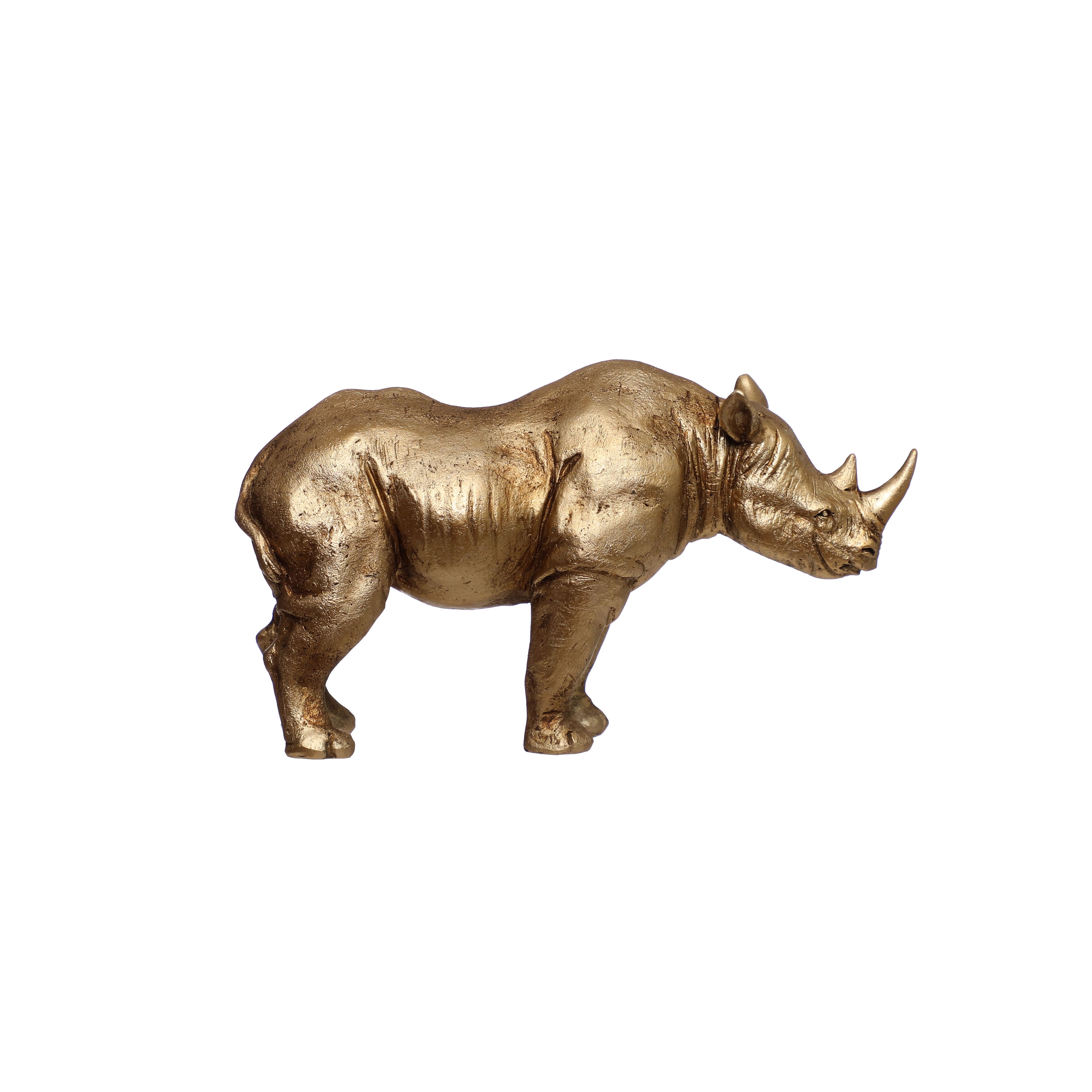 8&#x22; Gold Rhino Tabletop D&#xE9;cor by Ashland&#xAE;