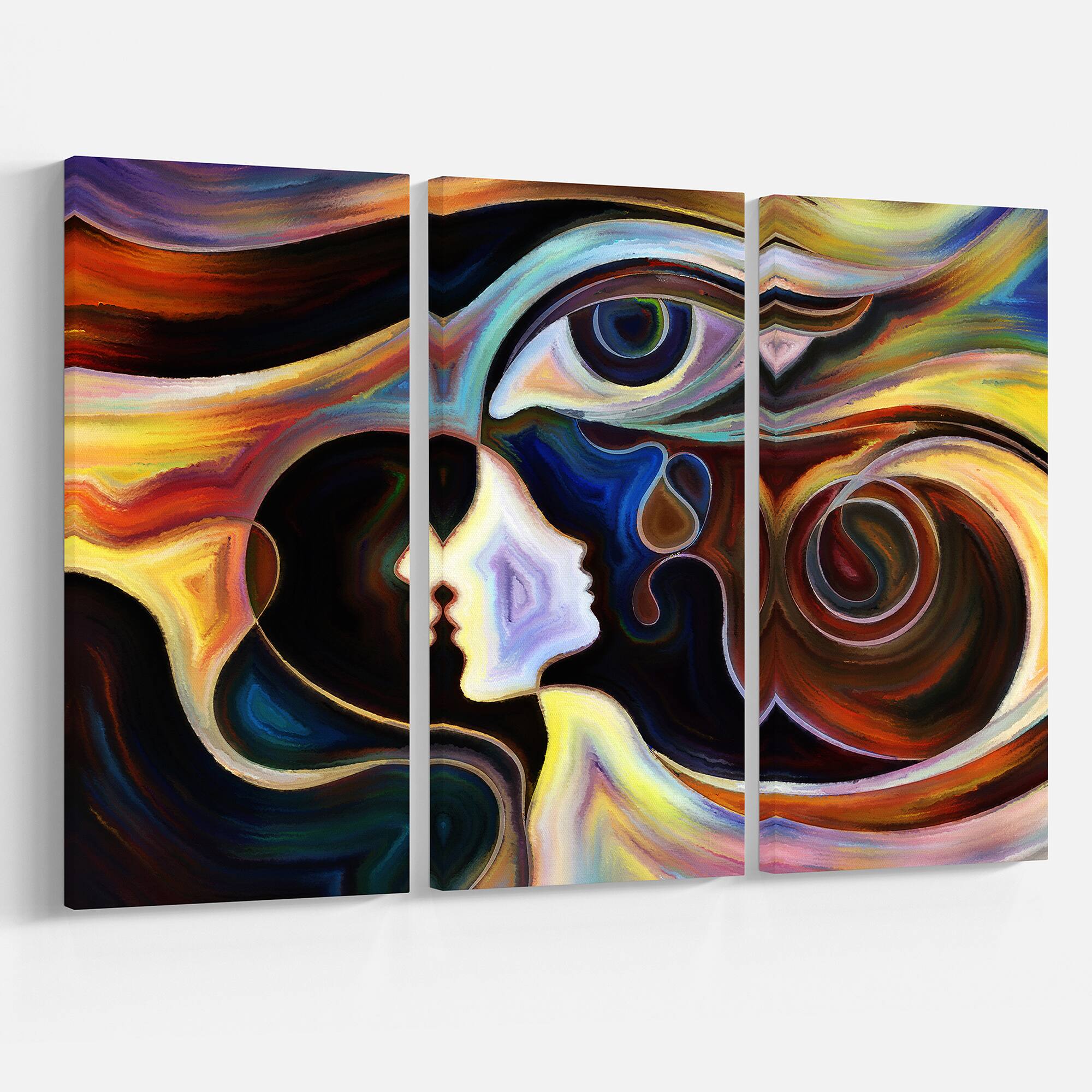 Designart - Colorful Intuition - Abstract Canvas Print