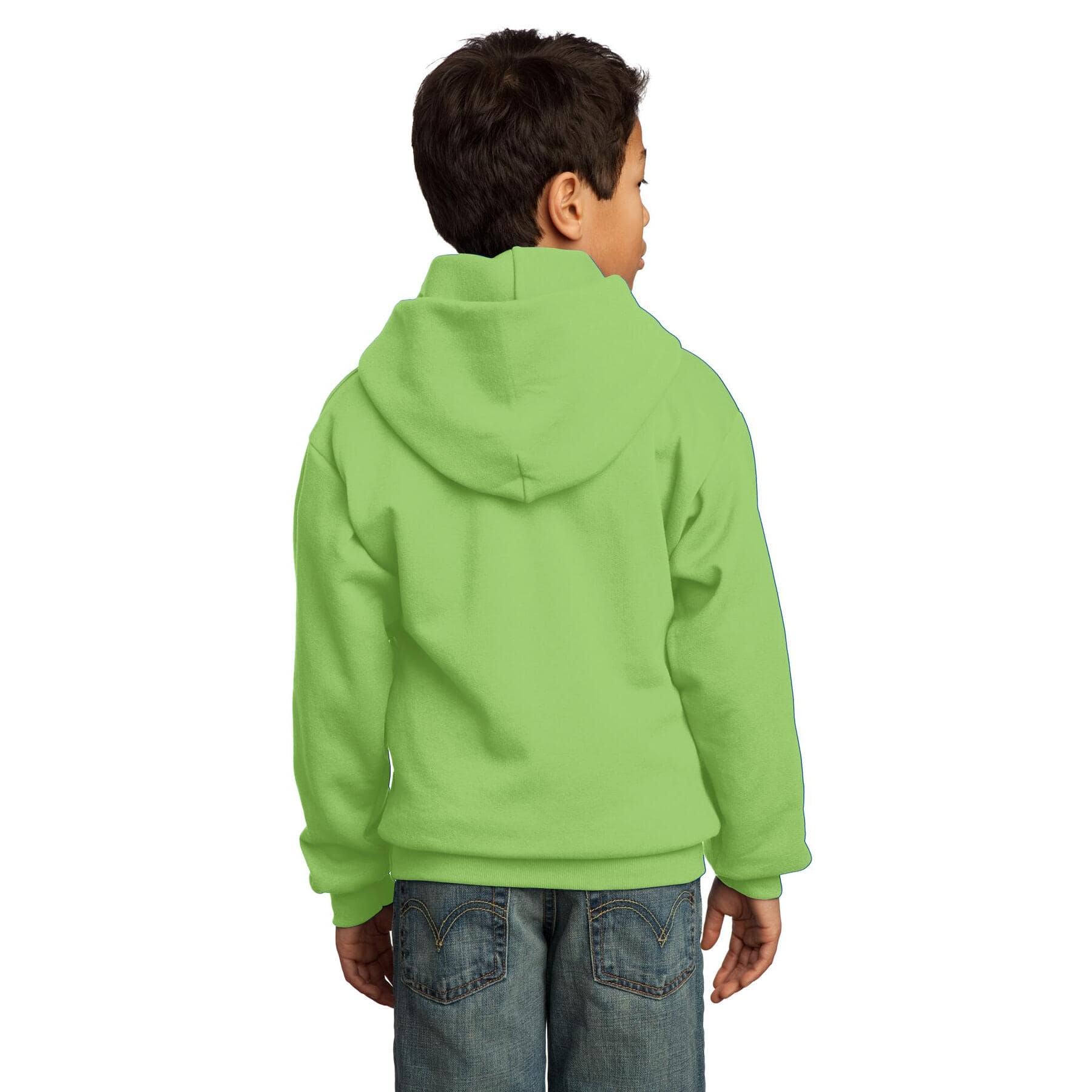 Port & Company® Colors Youth Core Fleece Pullover Hooded Sweatshirt