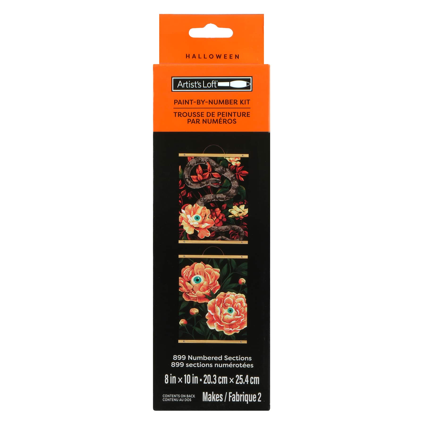8" x 10" Flowers & Snakes Paint-by-Number Kit by Artist's Loft®
