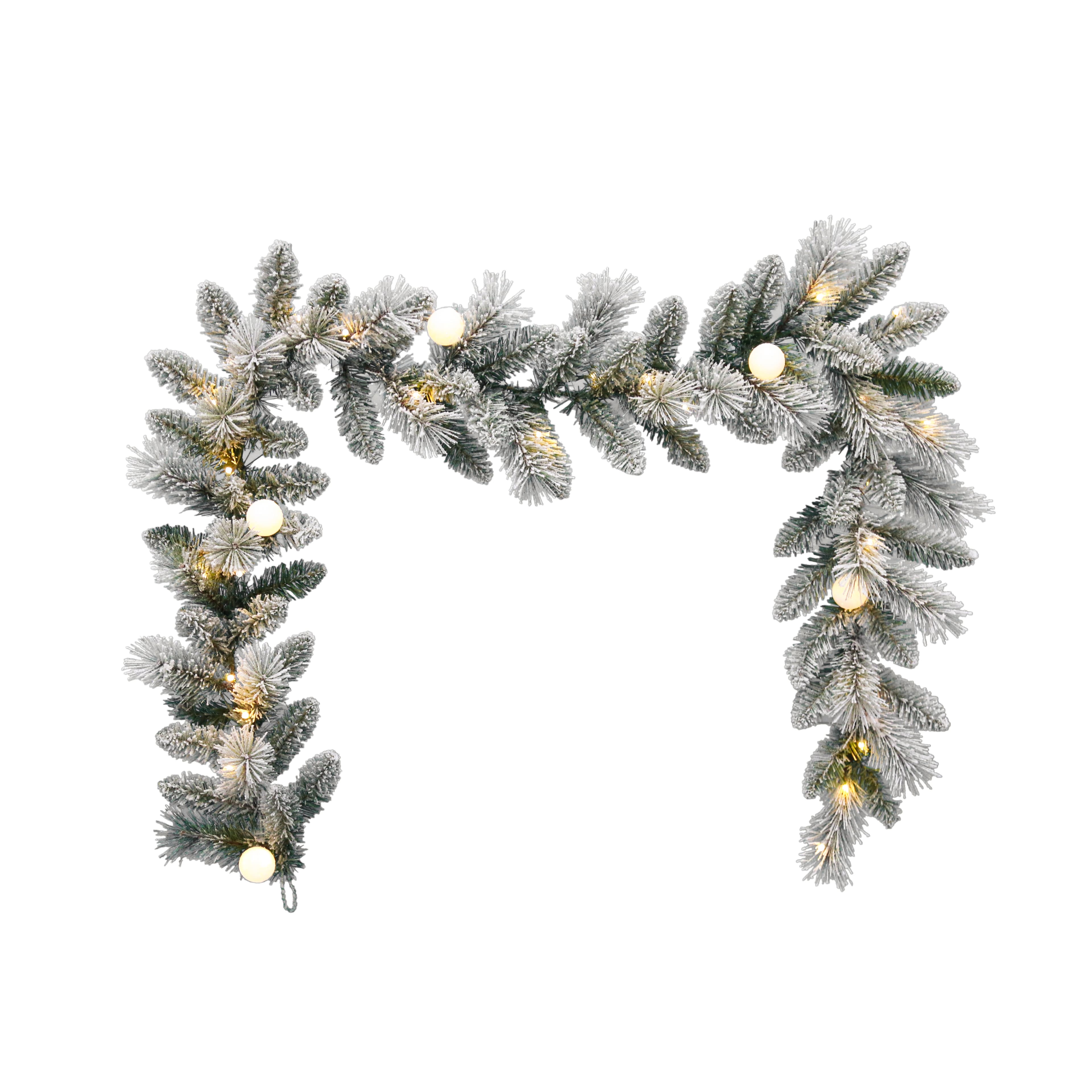 6ft. Pre-Lit Glacier Fir Garland by Ashland&#xAE;
