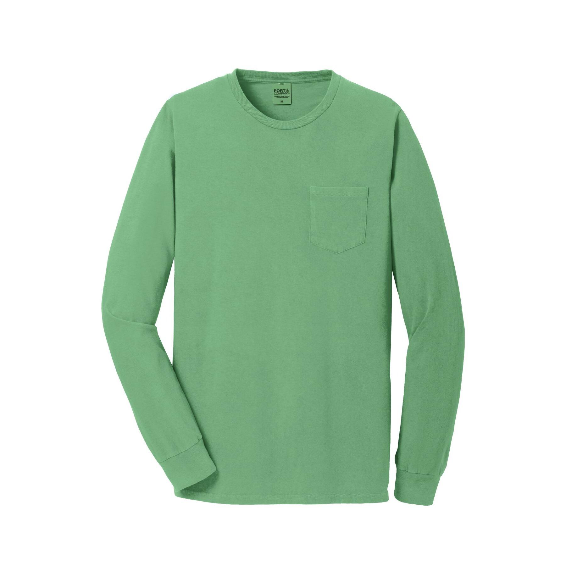 Port &#x26; Company&#xAE; Beach Wash&#xAE; Garment-Dyed Long Sleeve Pocket T-Shirt
