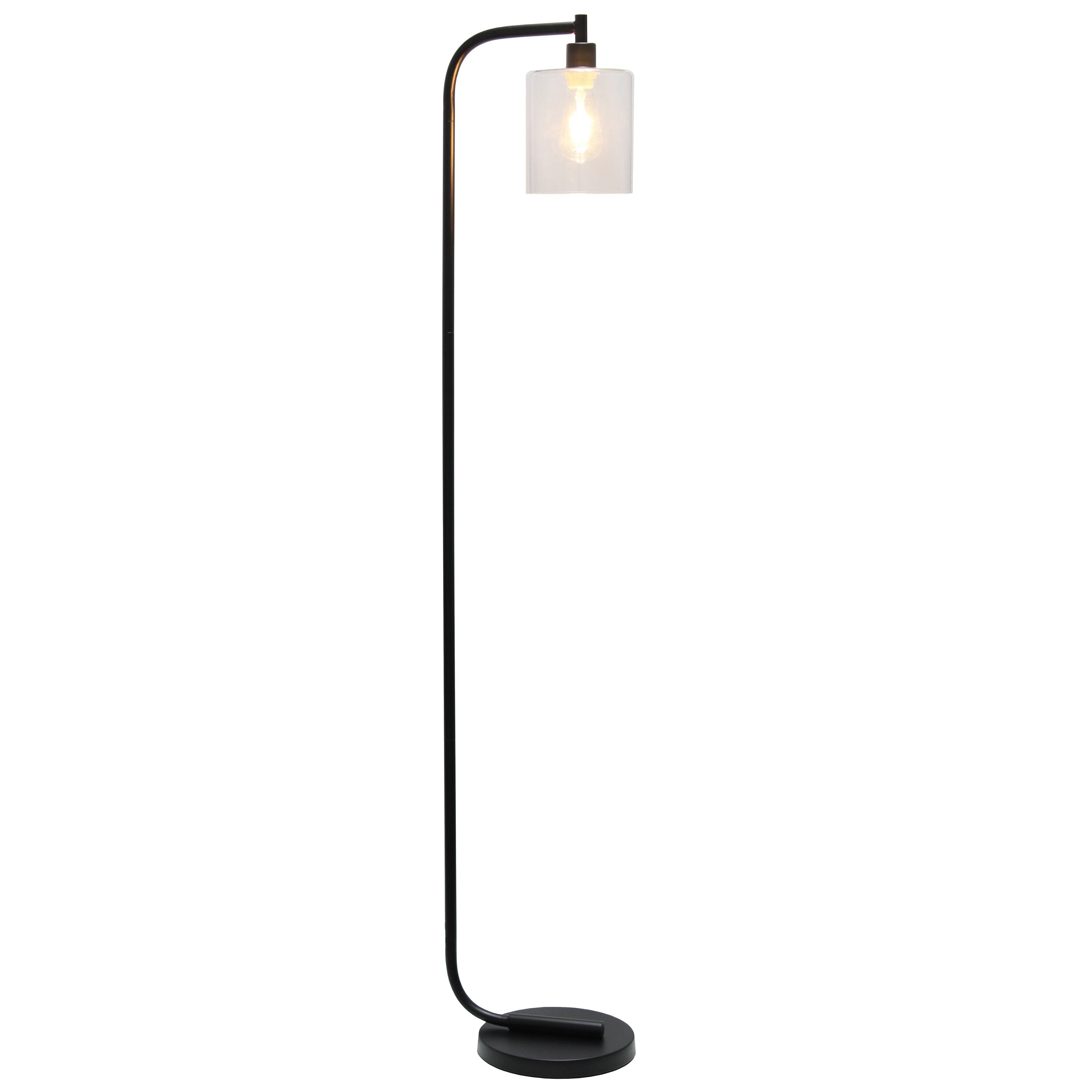 Simple Designs 63&#x22; Antique-Style Iron Lantern Floor Lamp