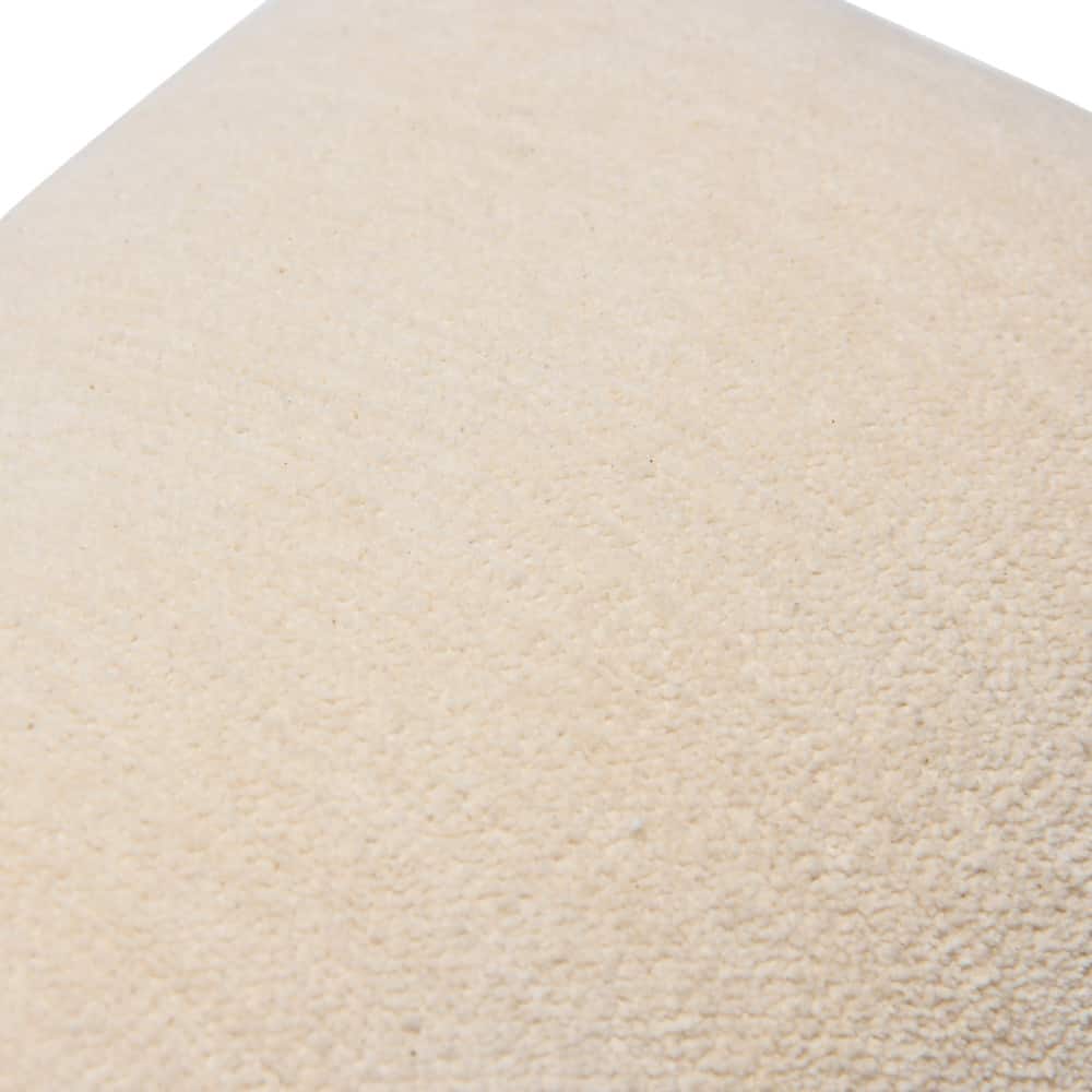 Hello Honey® Cream Chenille Lumbar Pillow with Tassels