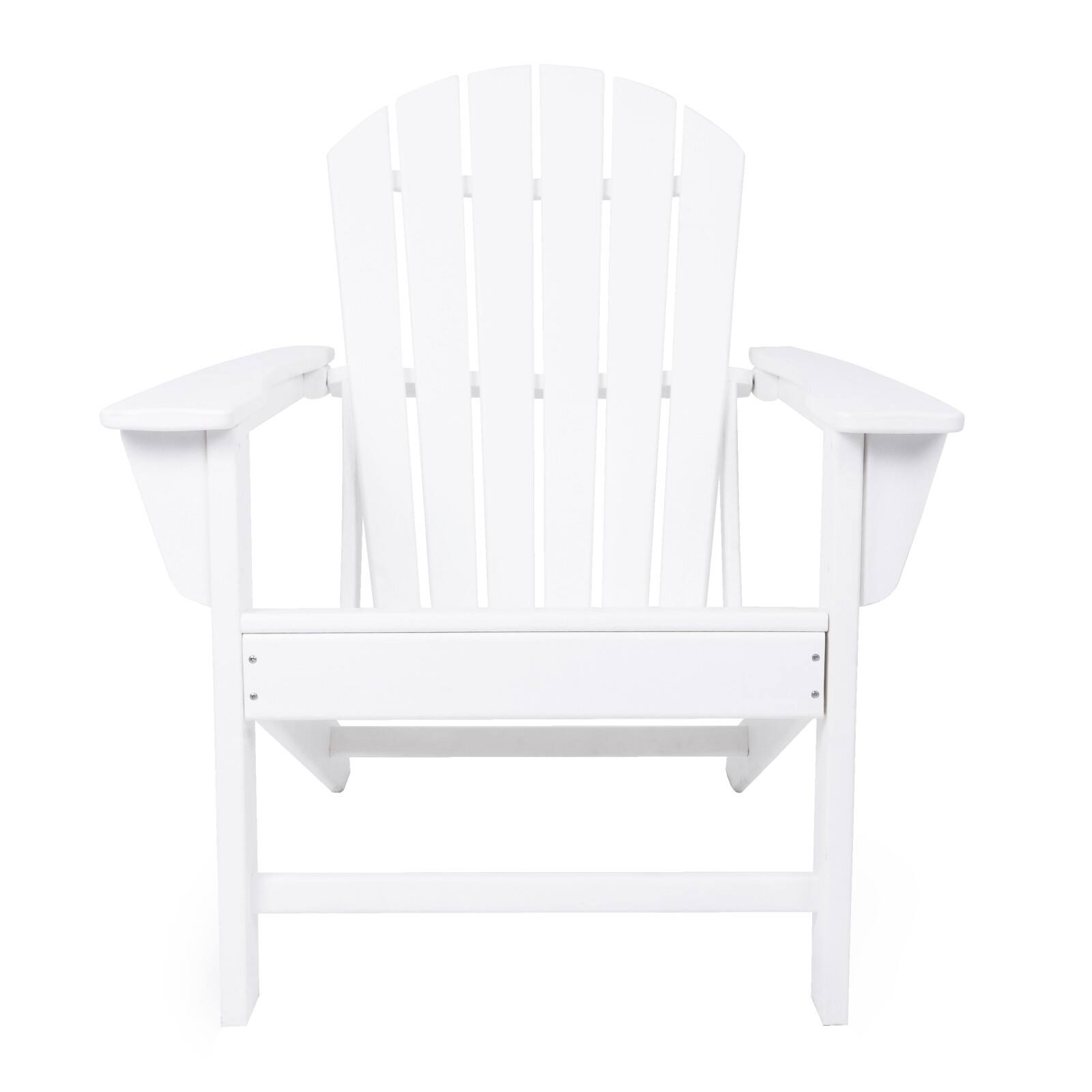 White Traditional Adirondack Chair