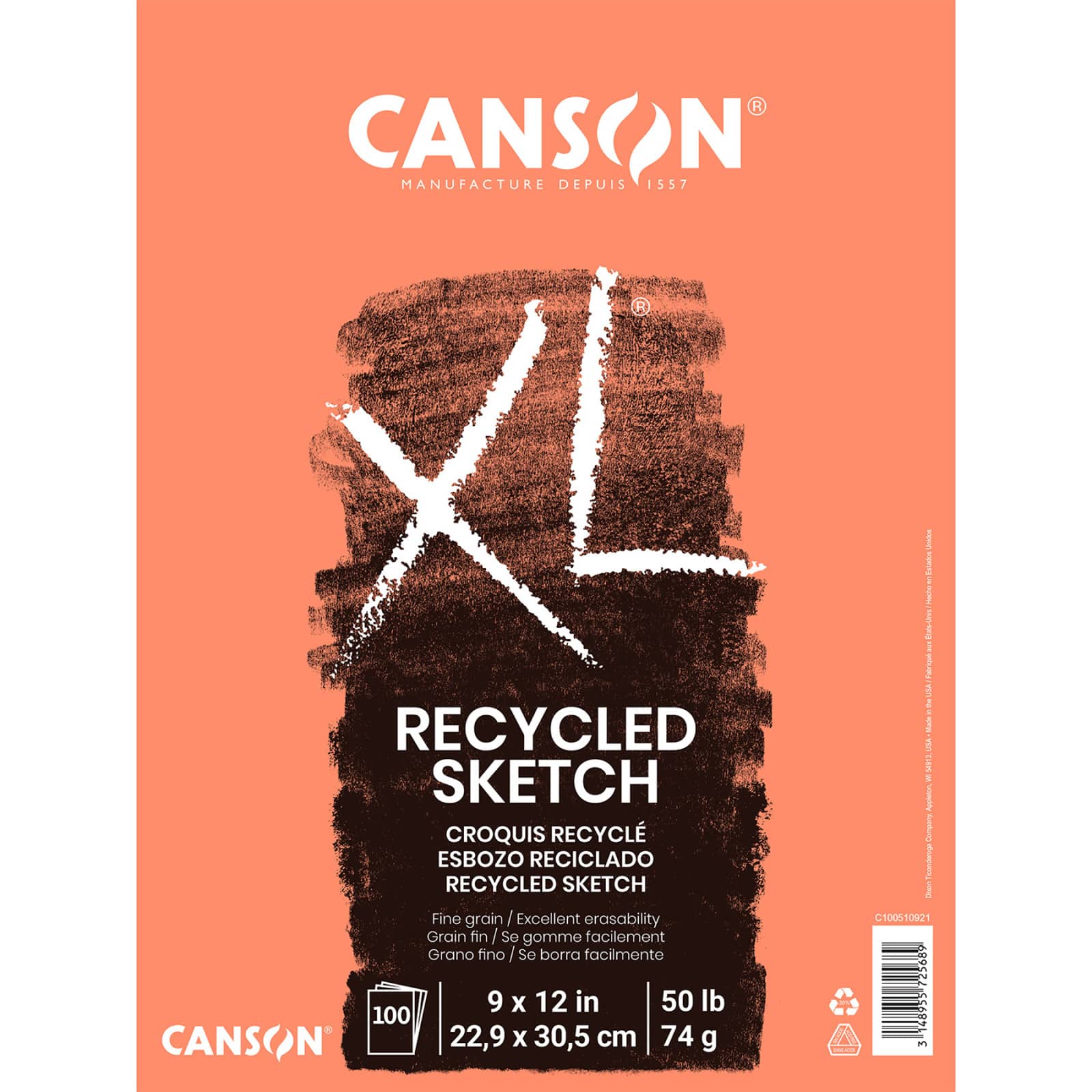 Canson&#xAE; XL&#xAE; Recycled Sketch Pad