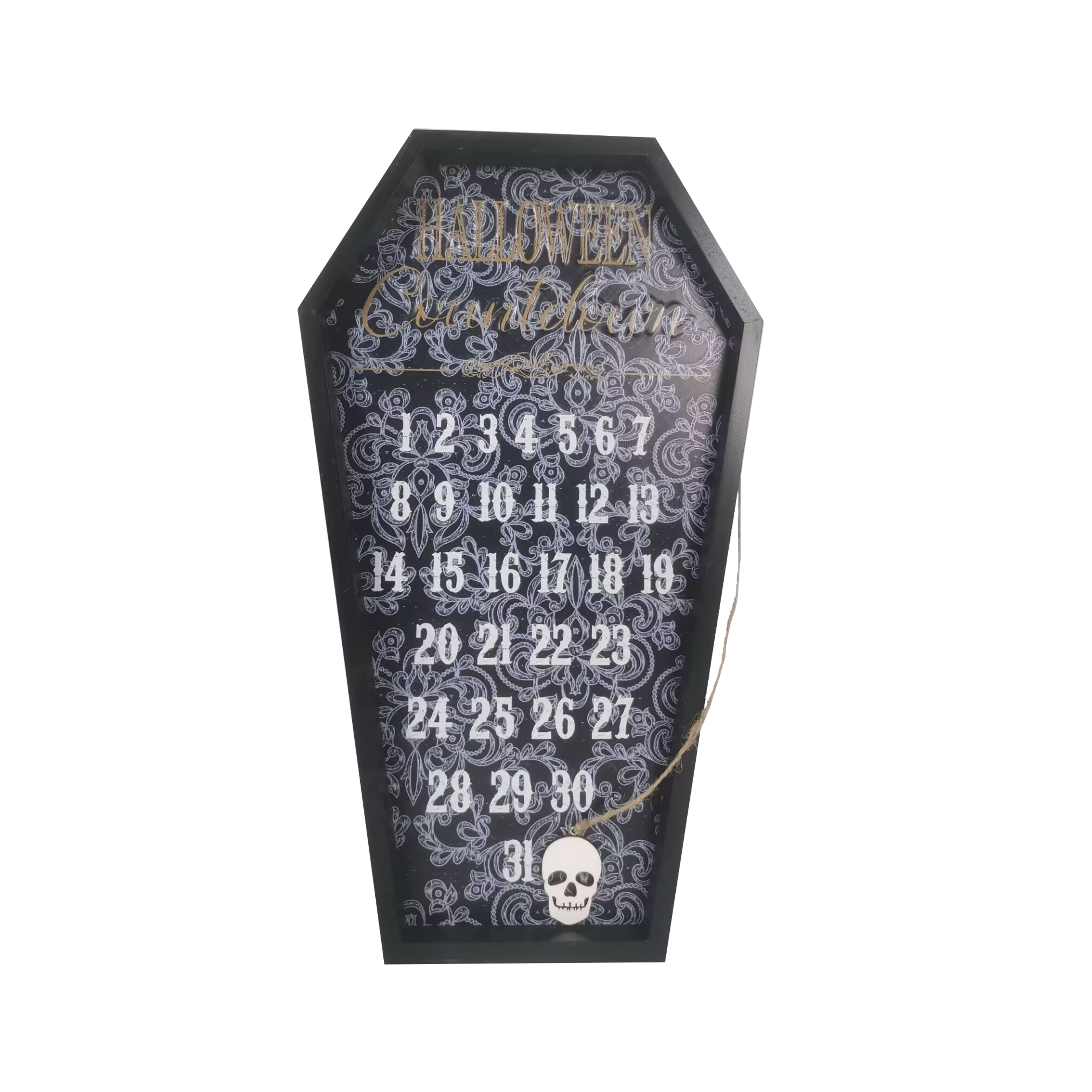20&#x22; Halloween Coffin Countdown Tabletop D&#xE9;cor by Ashland&#xAE;
