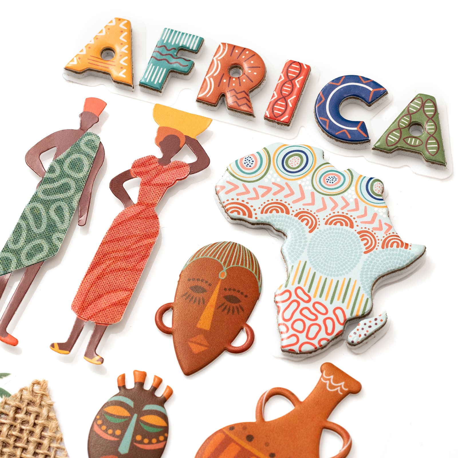 Africa Dimensional Stickers by Recollections&#x2122;