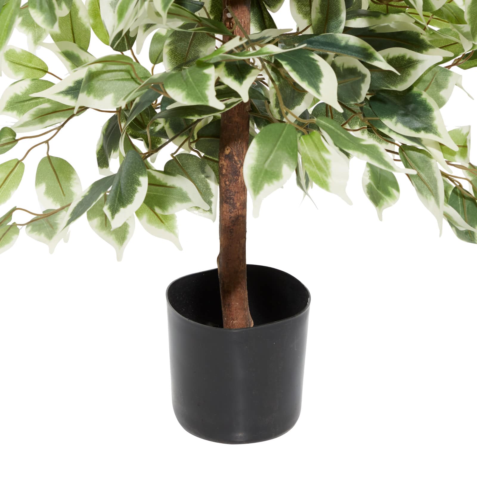 Ficus Tree Artificial Decorative Foliage, 45&#x22;, Green