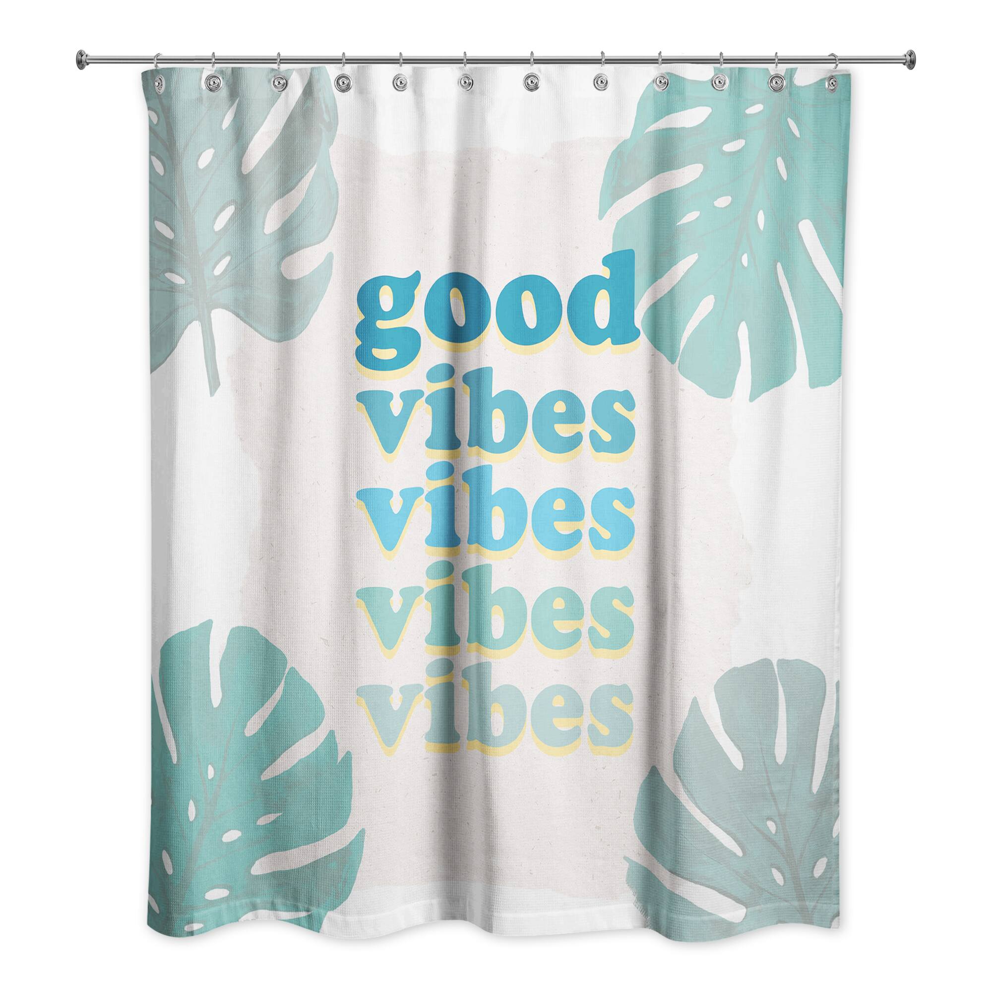 Good Vibes Shower Curtain