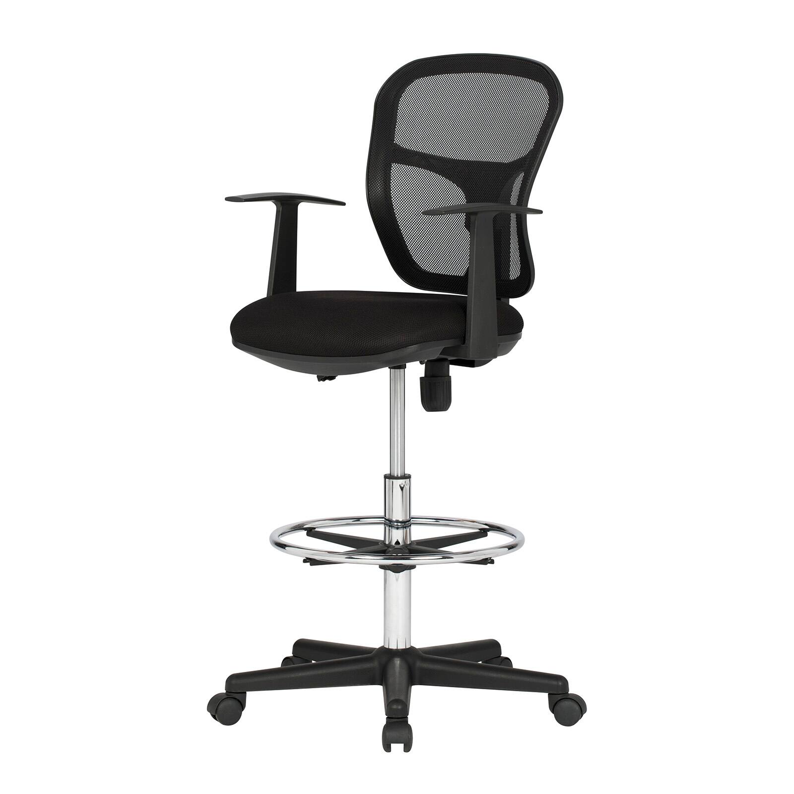 Studio Designs Riviera Height Adjustable Drafting Chair with Mesh Back