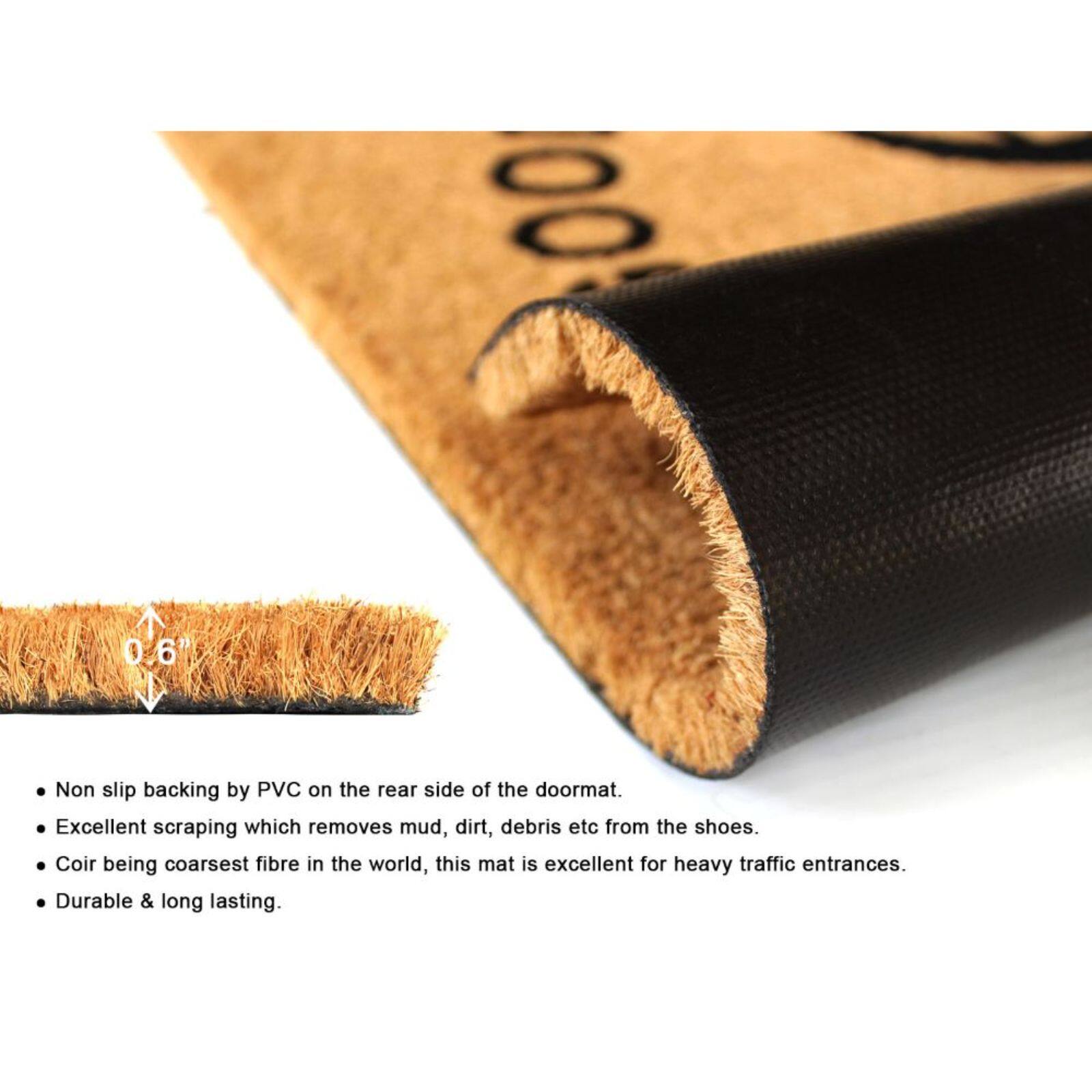 RugSmith Natural Machine Tufted Only Good Vibes Rug, 18" x 30" Michaels