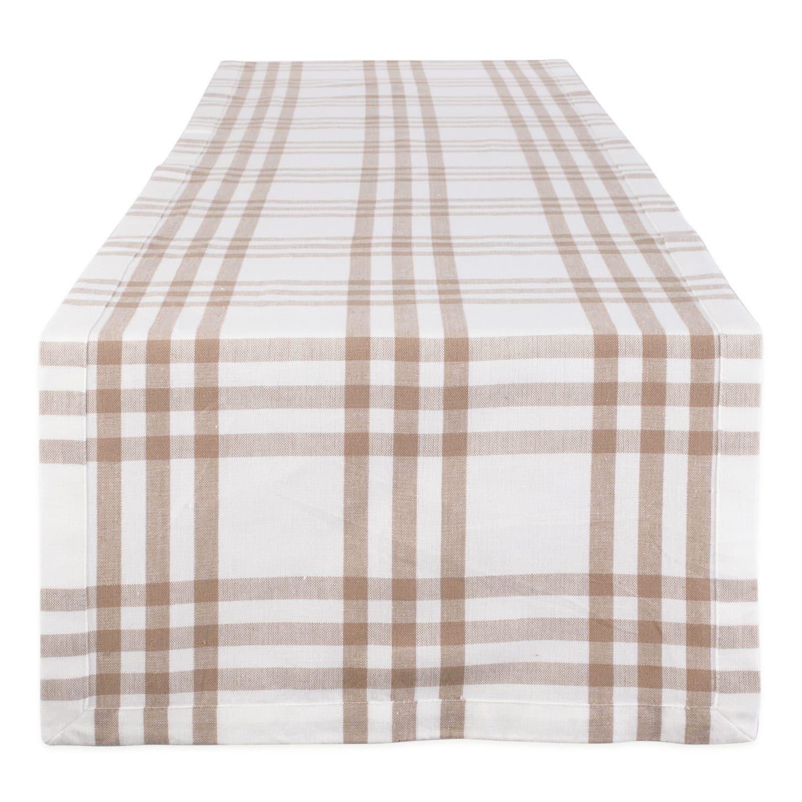 DII® 108" Stone Farm To Table Check Table Runner