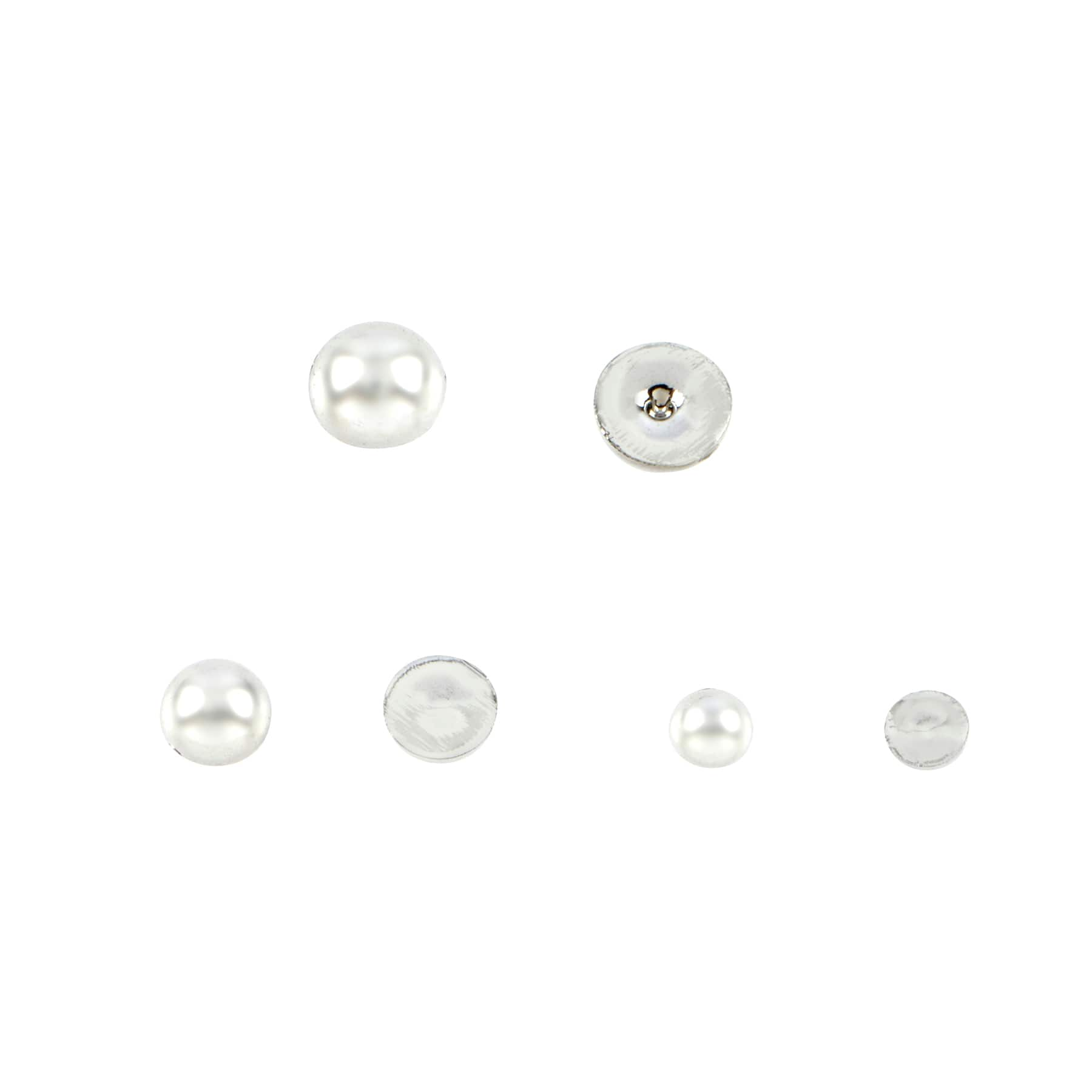 Plastic Flatback Pearls Mix by Bead Landing&#x2122;