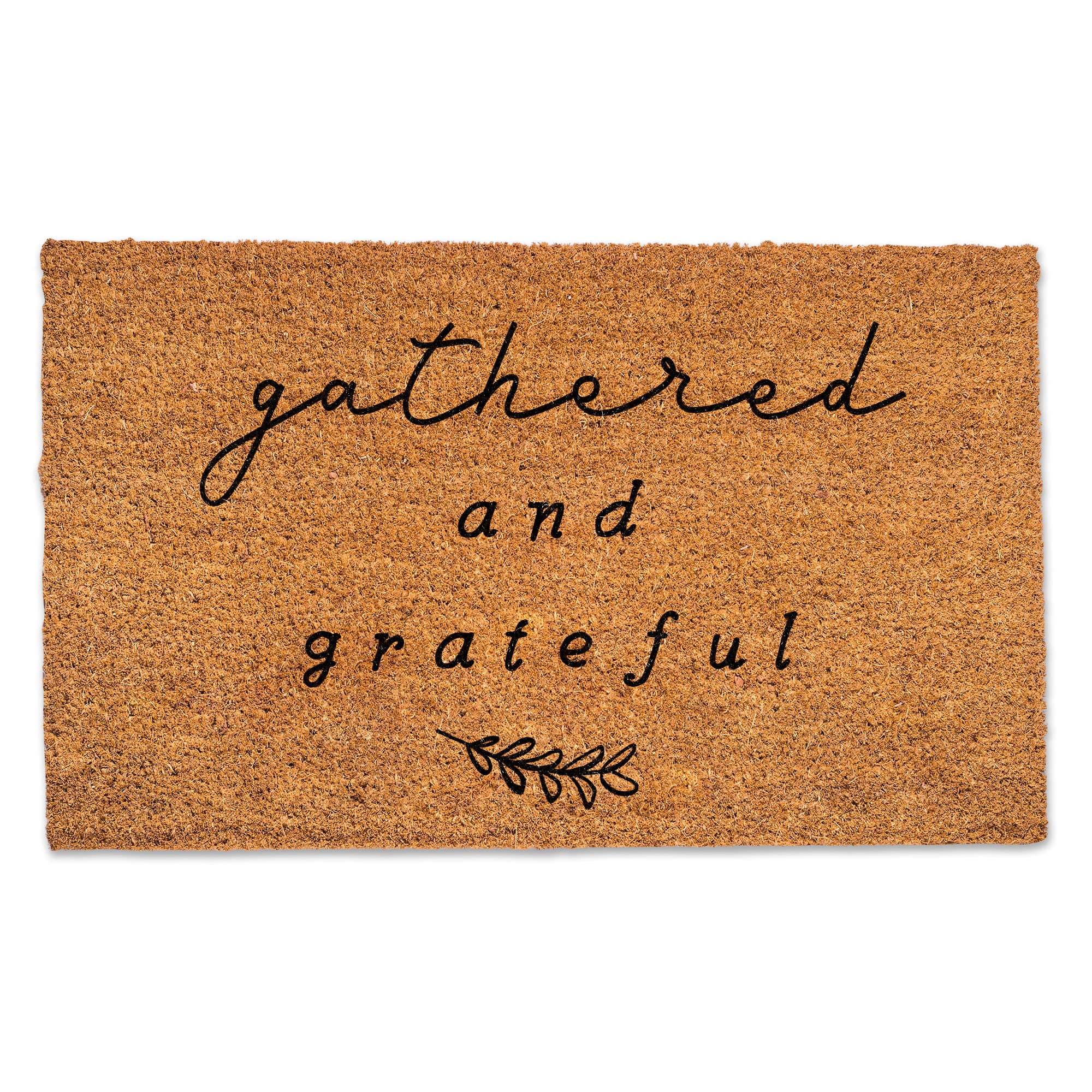 Gathered And Grateful 30&#x22; x 18&#x22; Door Mat