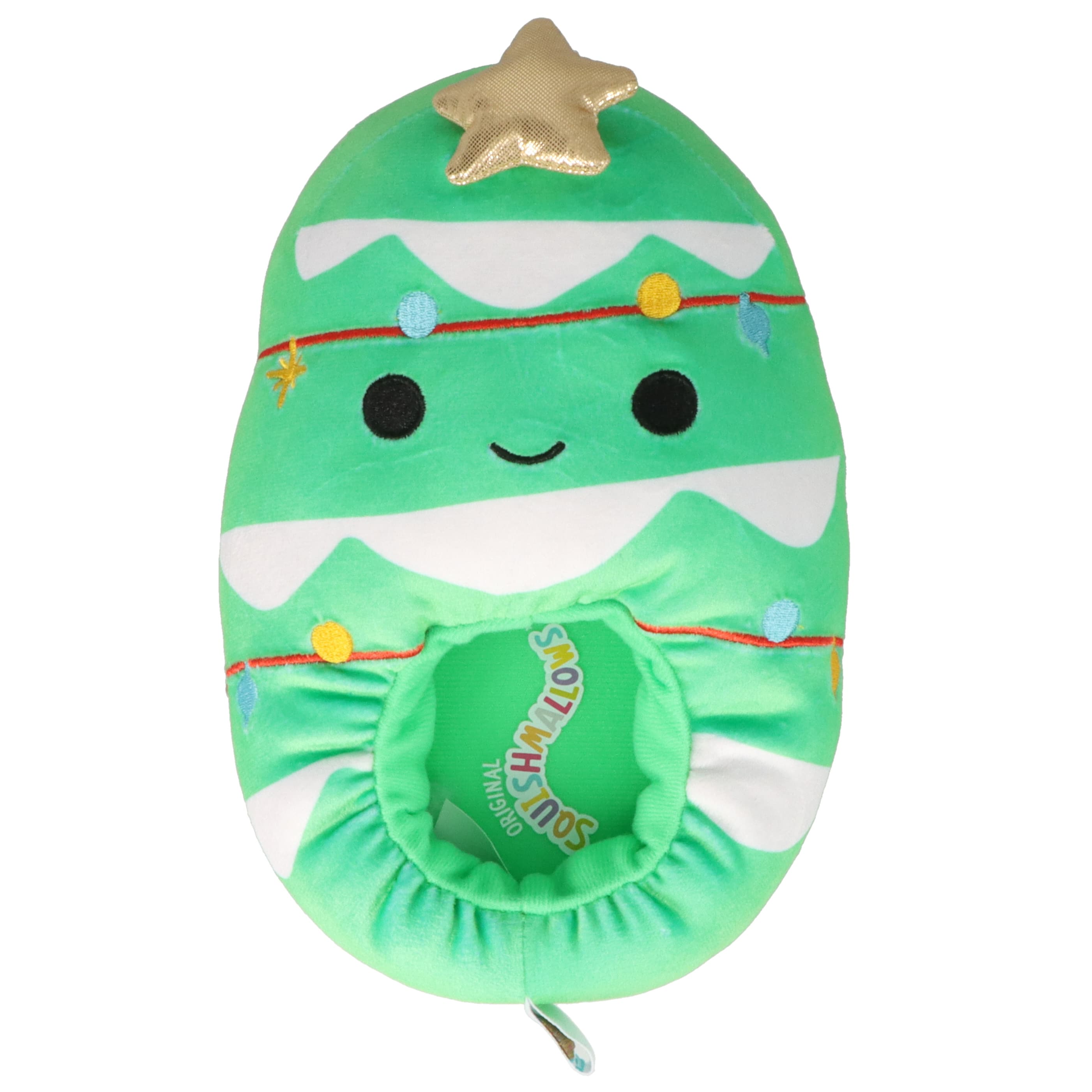 Squishmallows™ Christmas Johann the Tree Plush Slippers