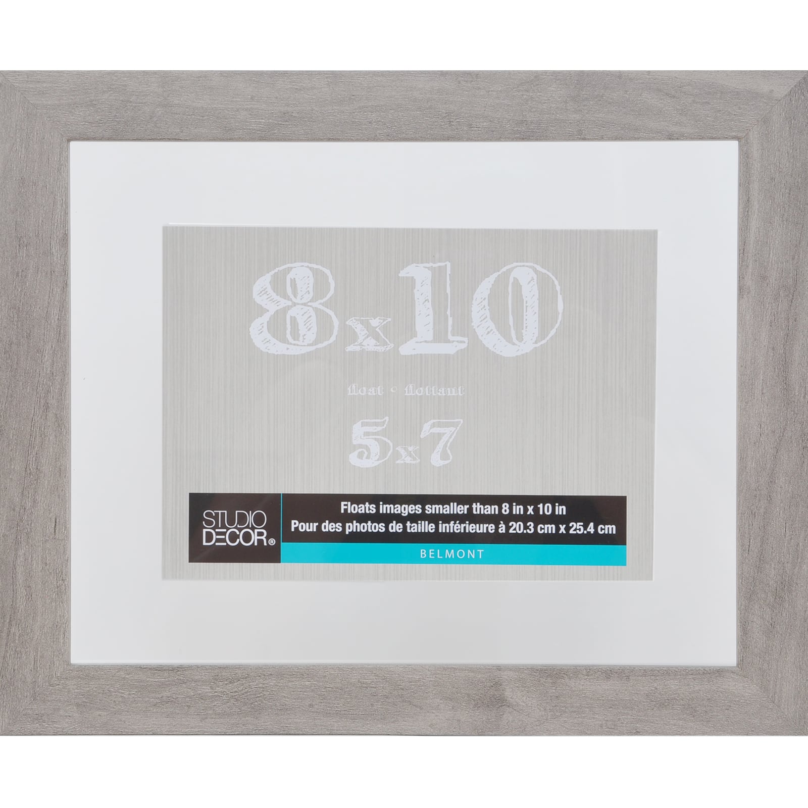 8 Pack: 8&#x22; x 10&#x22; Gray Belmont Float Frame by Studio D&#xE9;cor&#xAE;