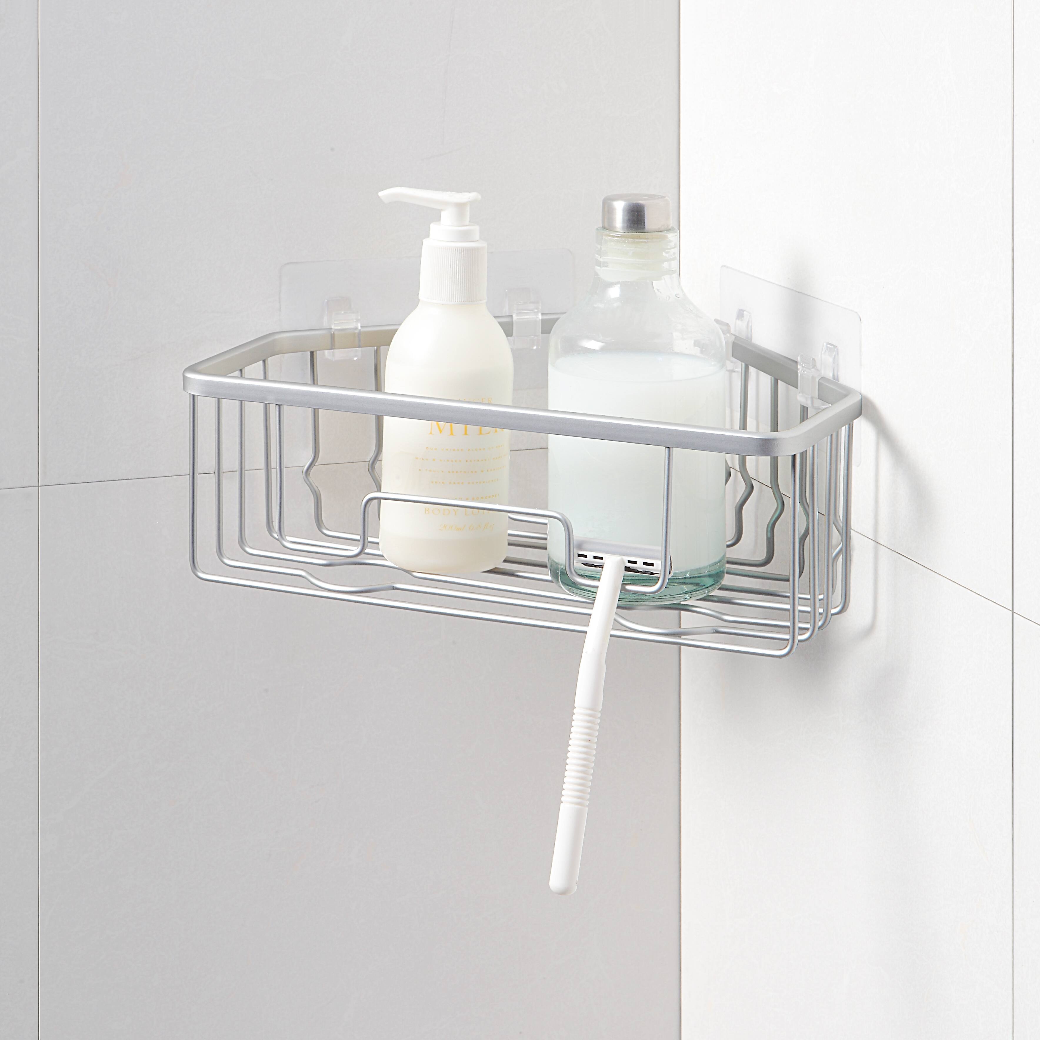 SunnyPoint 10&#x22; Aluminum Triangle Corner Storage Basket