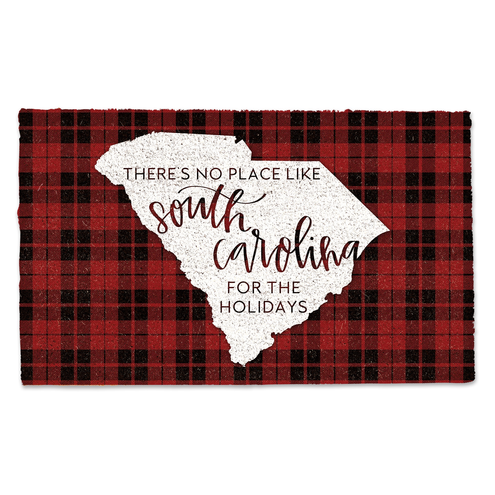 There's No Place Like South Carolina for the Holidays Doormat