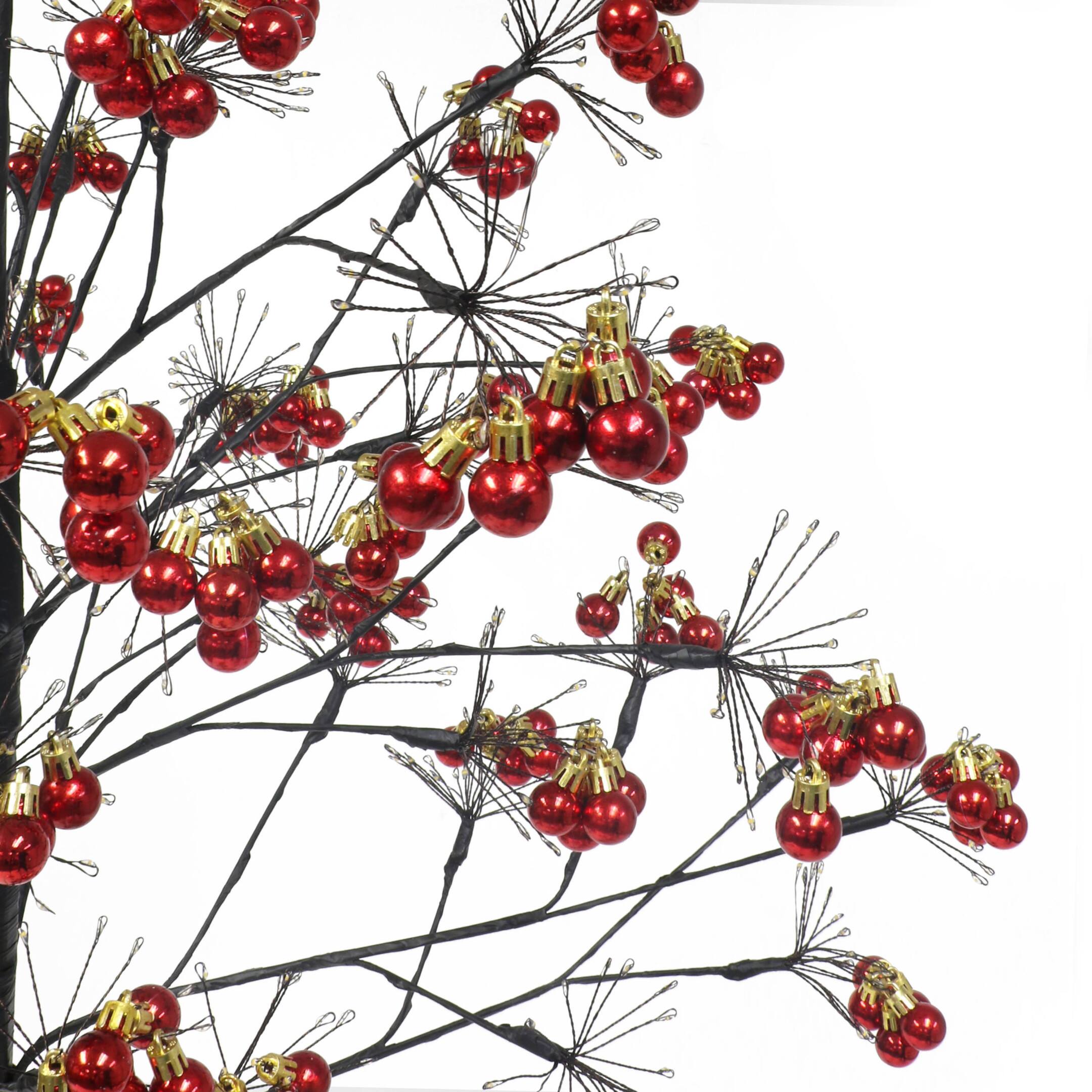 6ft. Pre-Lit Twig Artificial Christmas Tree, Warm White Micro LED Lights