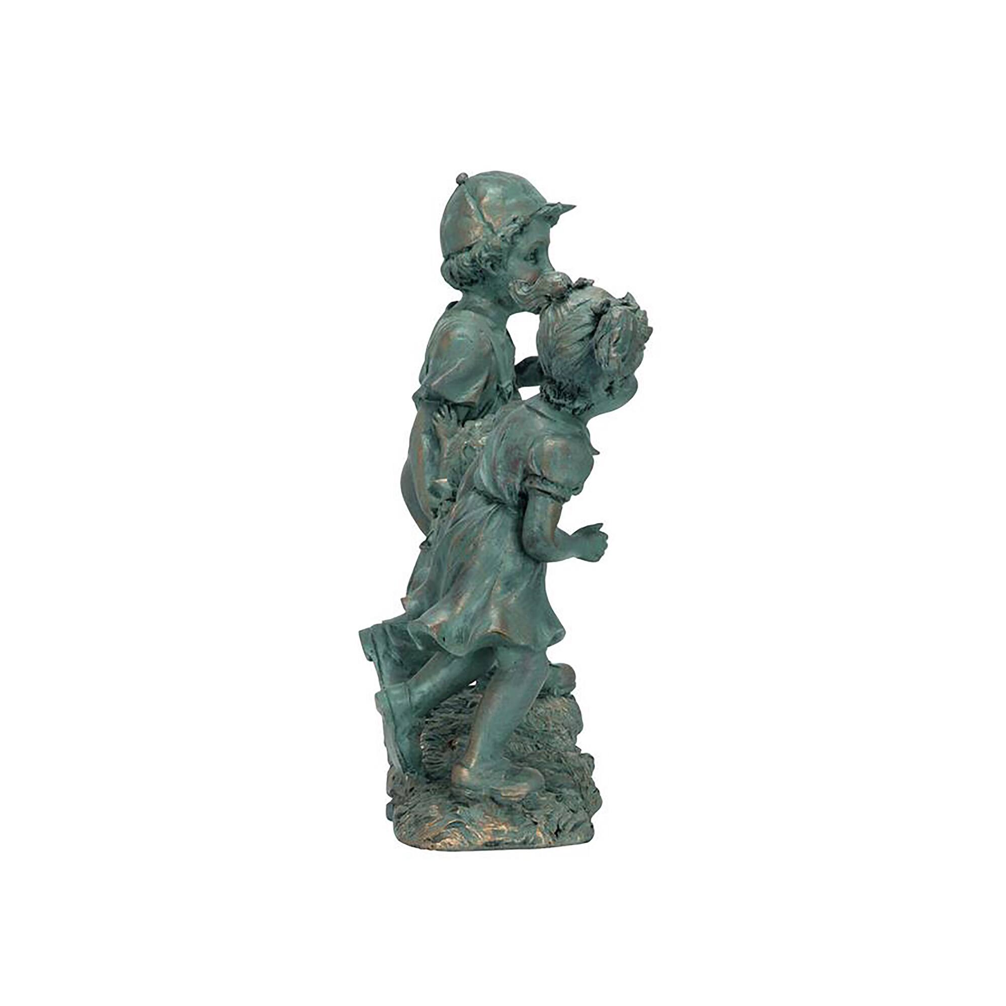 Design Toscano 12&#x22; Swing Time Children Garden Statue