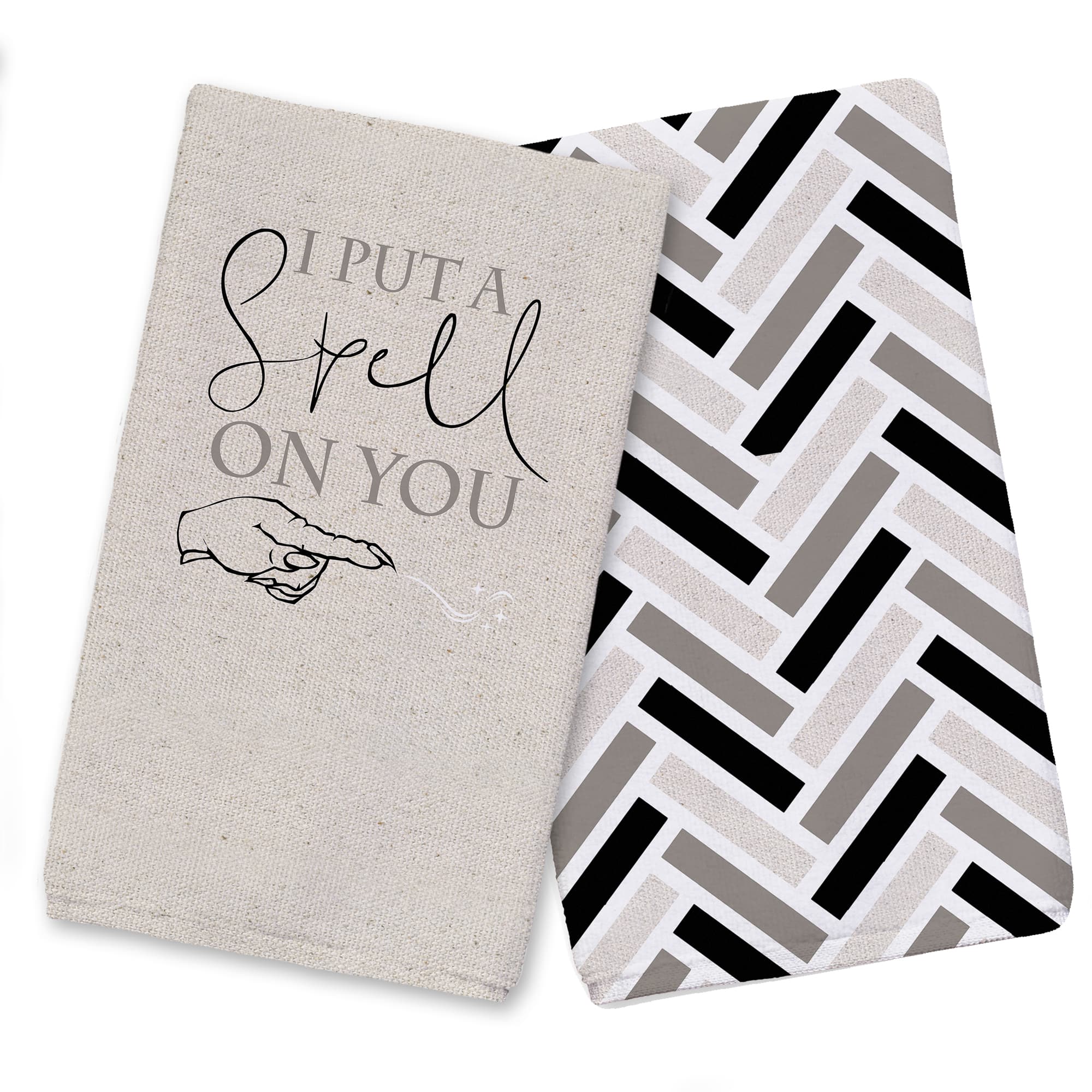 I Put a Spell on You Tea Towel Set