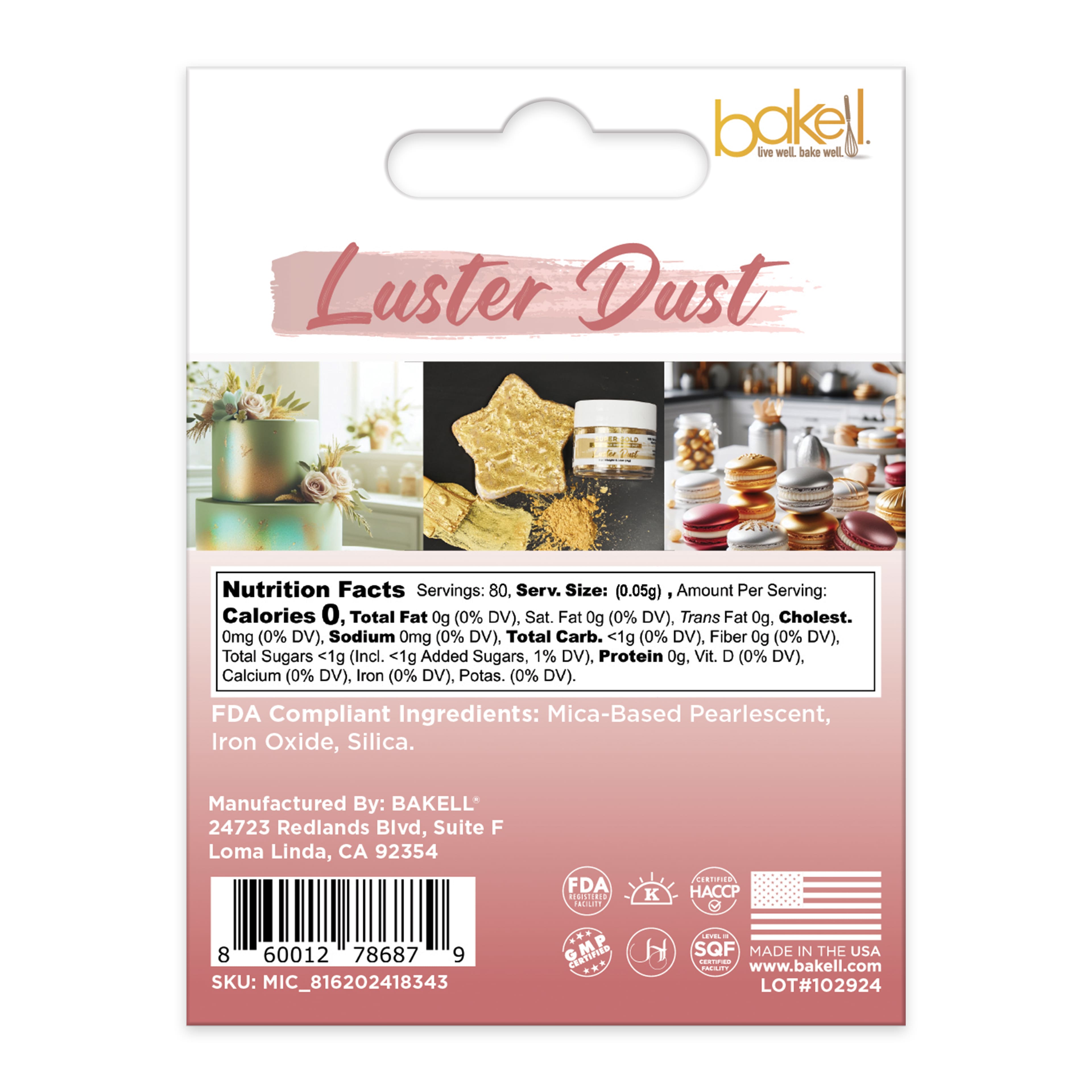 Bakell&#xAE; Edible Luster Dust