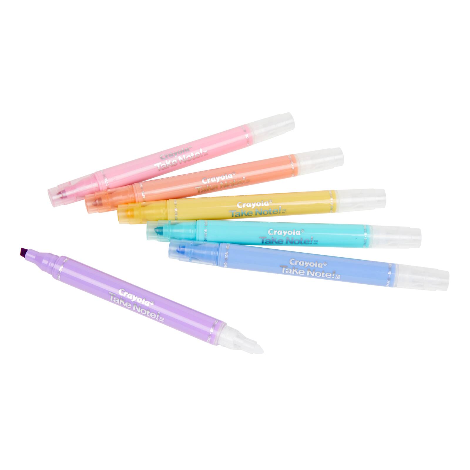 12 Packs: 6 ct. Crayola® Take Pastel Erasable Highlighters | Michaels